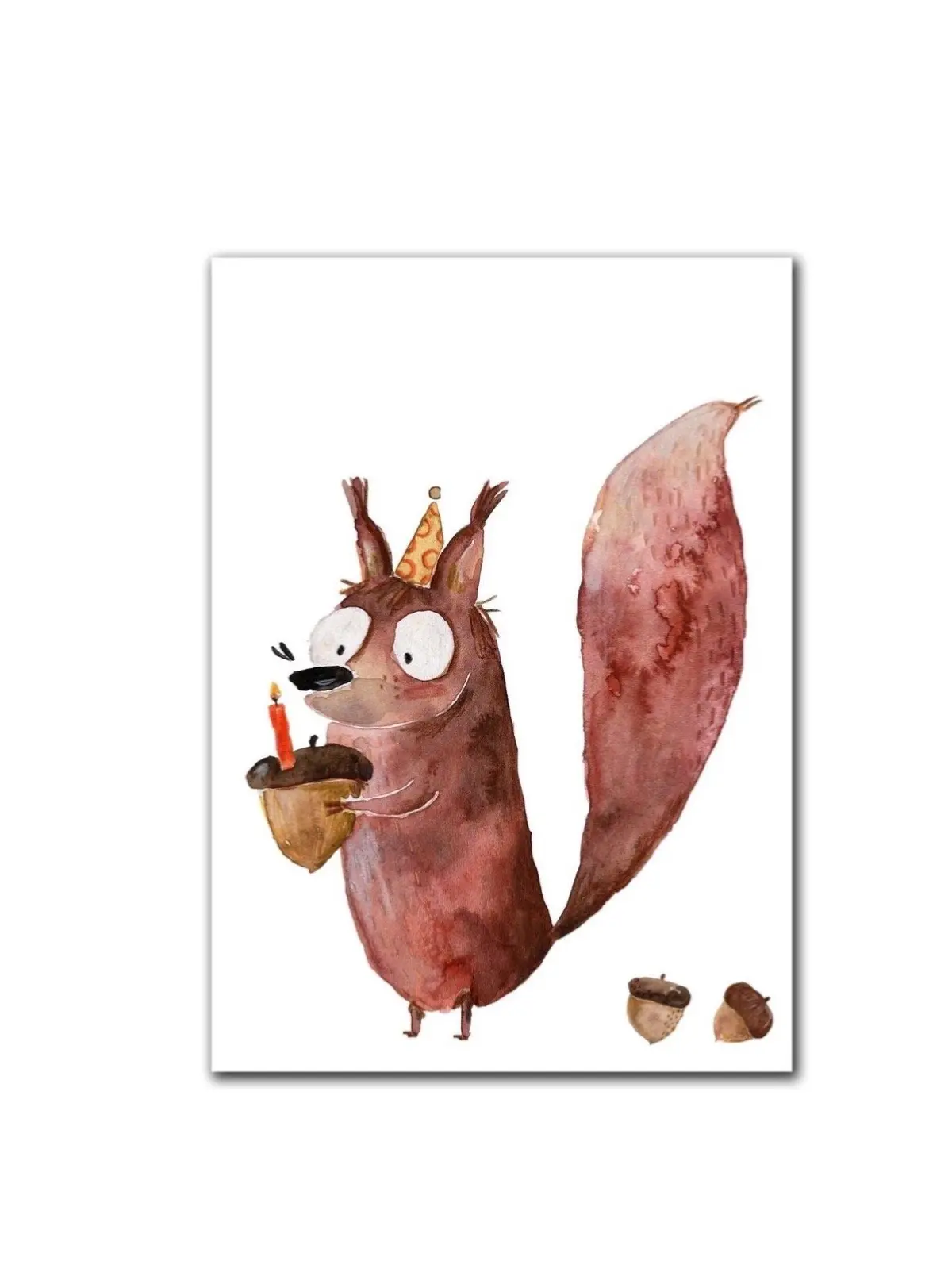 Postkarte "Eichhörnchen" 1