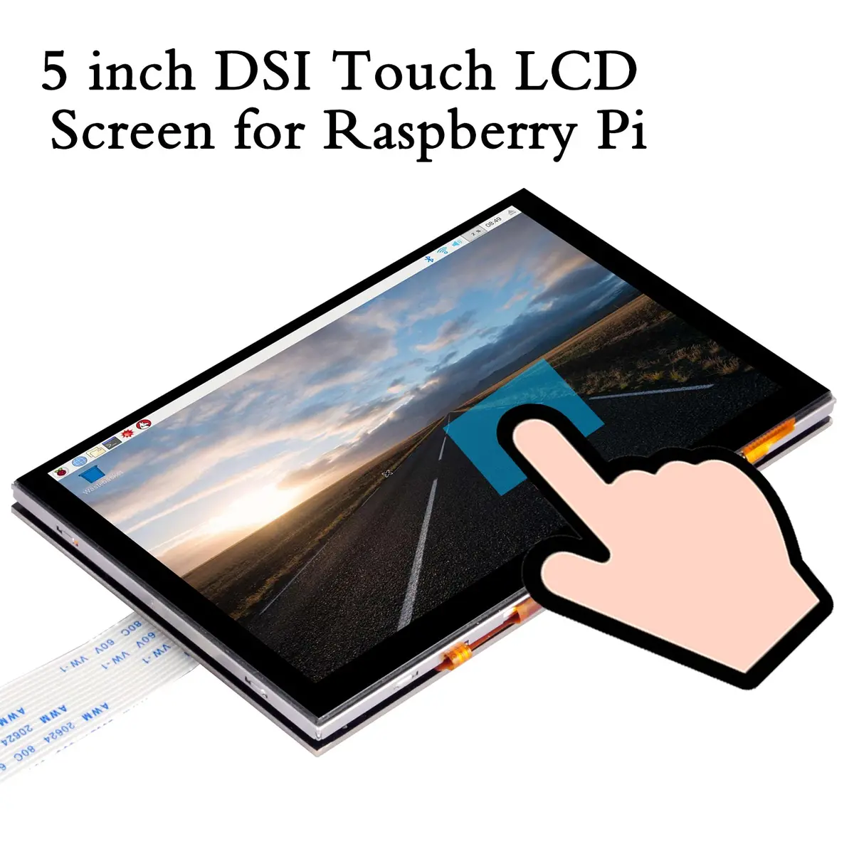 Osoyoo 5 Inch Tn Dsi Touch Screen Lcd Display For Raspberry Pi No Need Driver(Open Box) 1
