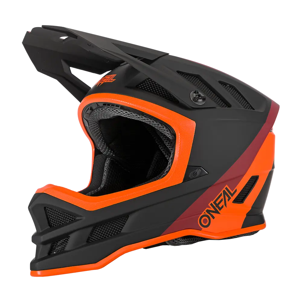 O'neal Blade Charger V.22 Full Face Helmet, Red/Orange, Large 1