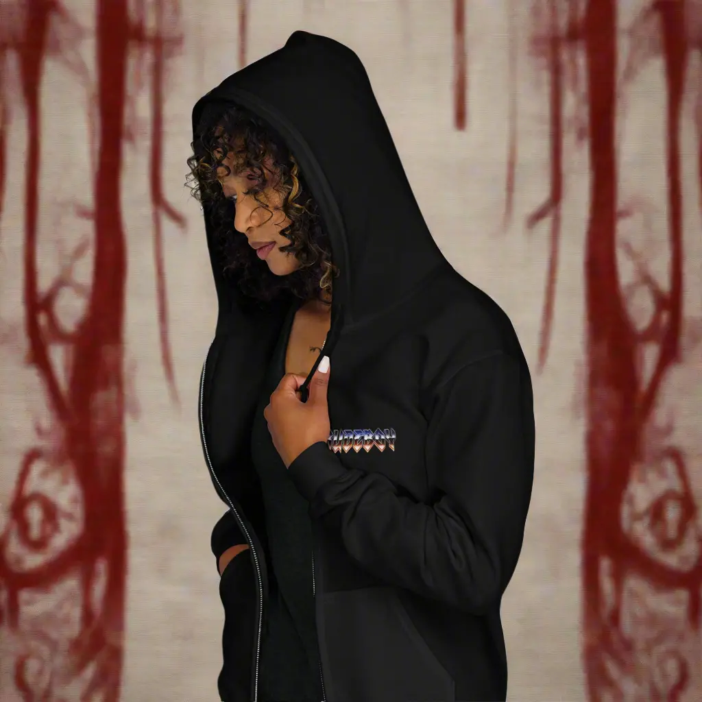 Brudder Lightning Unisex Heavy Blend Zip Hoodie 1