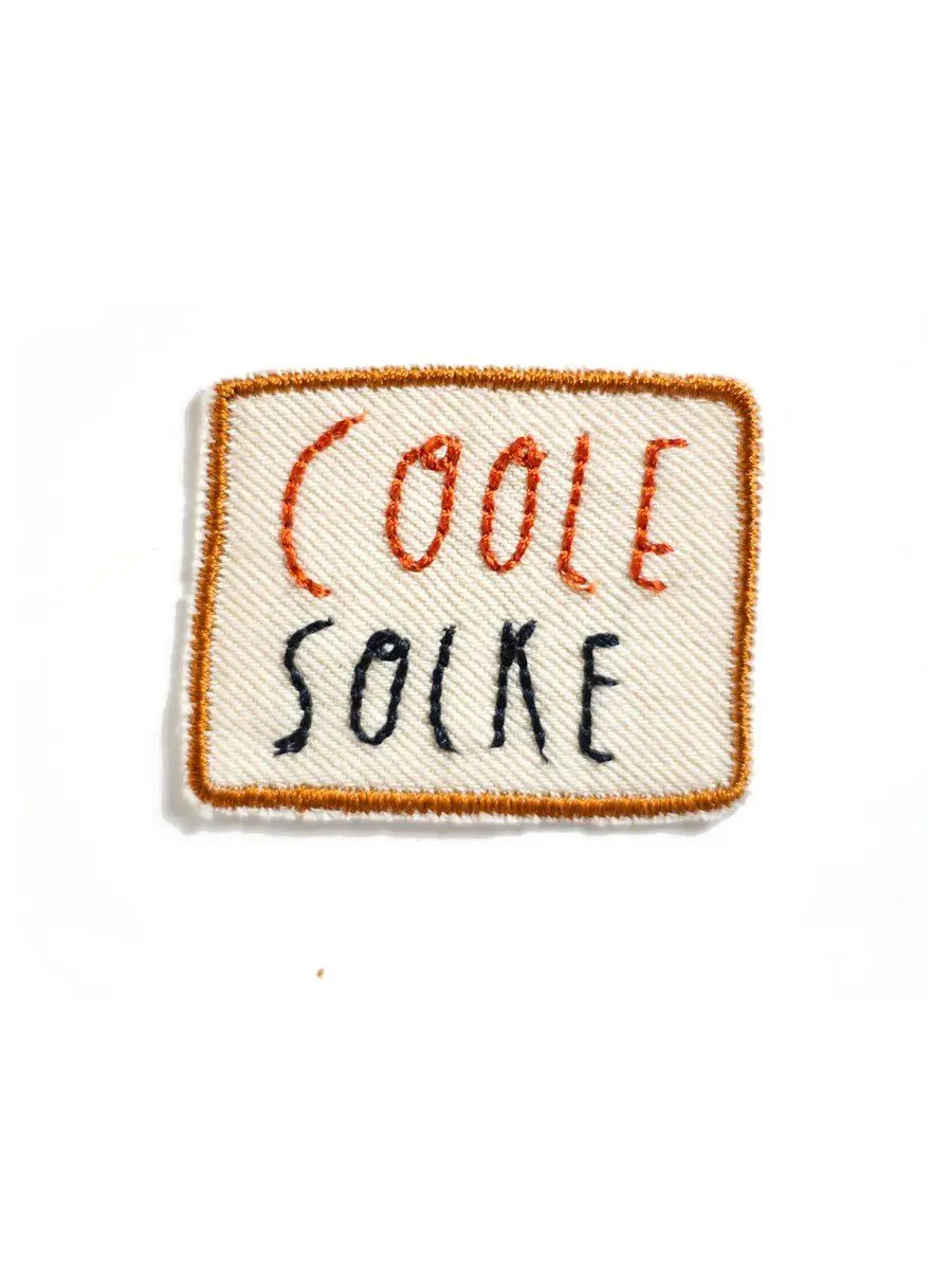 Aufnäher "Coole Socke" | Bügelflicken 1