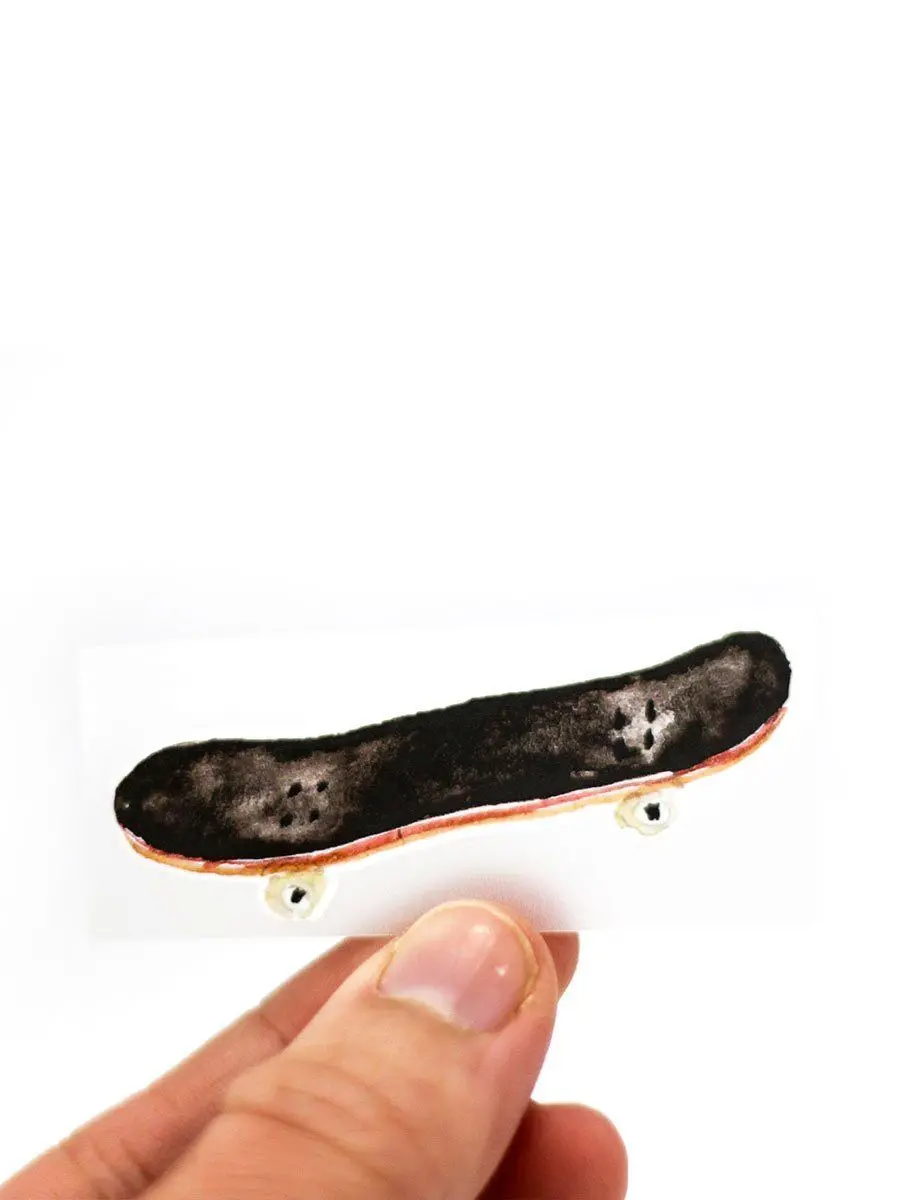 Bügelbild Skateboard 1