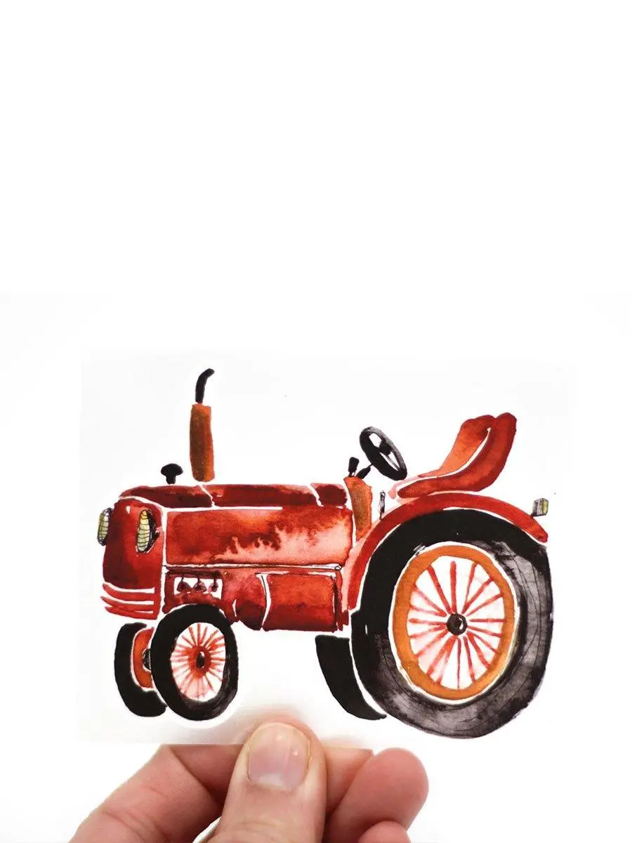 Bügelbild Traktor 1