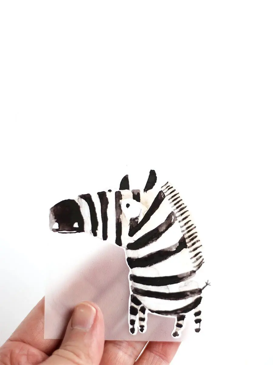 Bügelbild Zebra 1