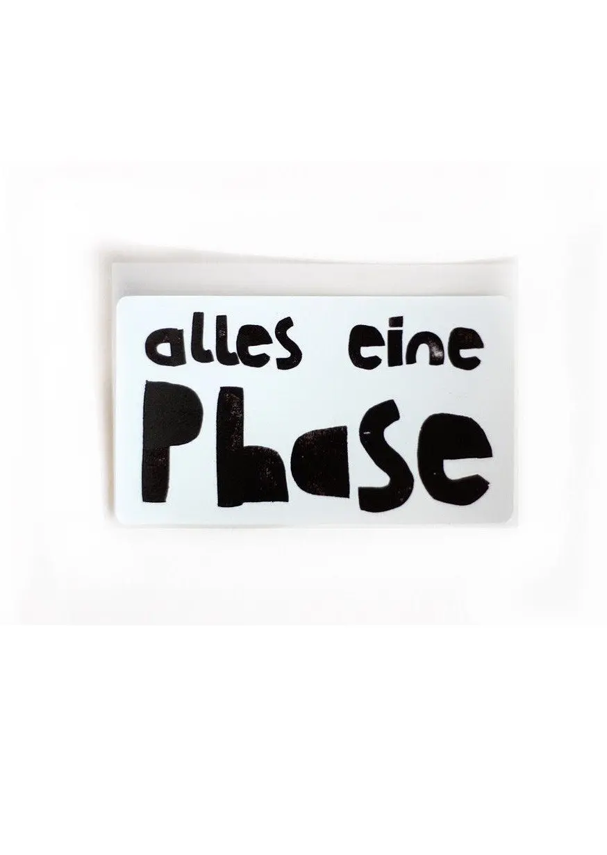 Bügelbild Alles Eine Phase 1