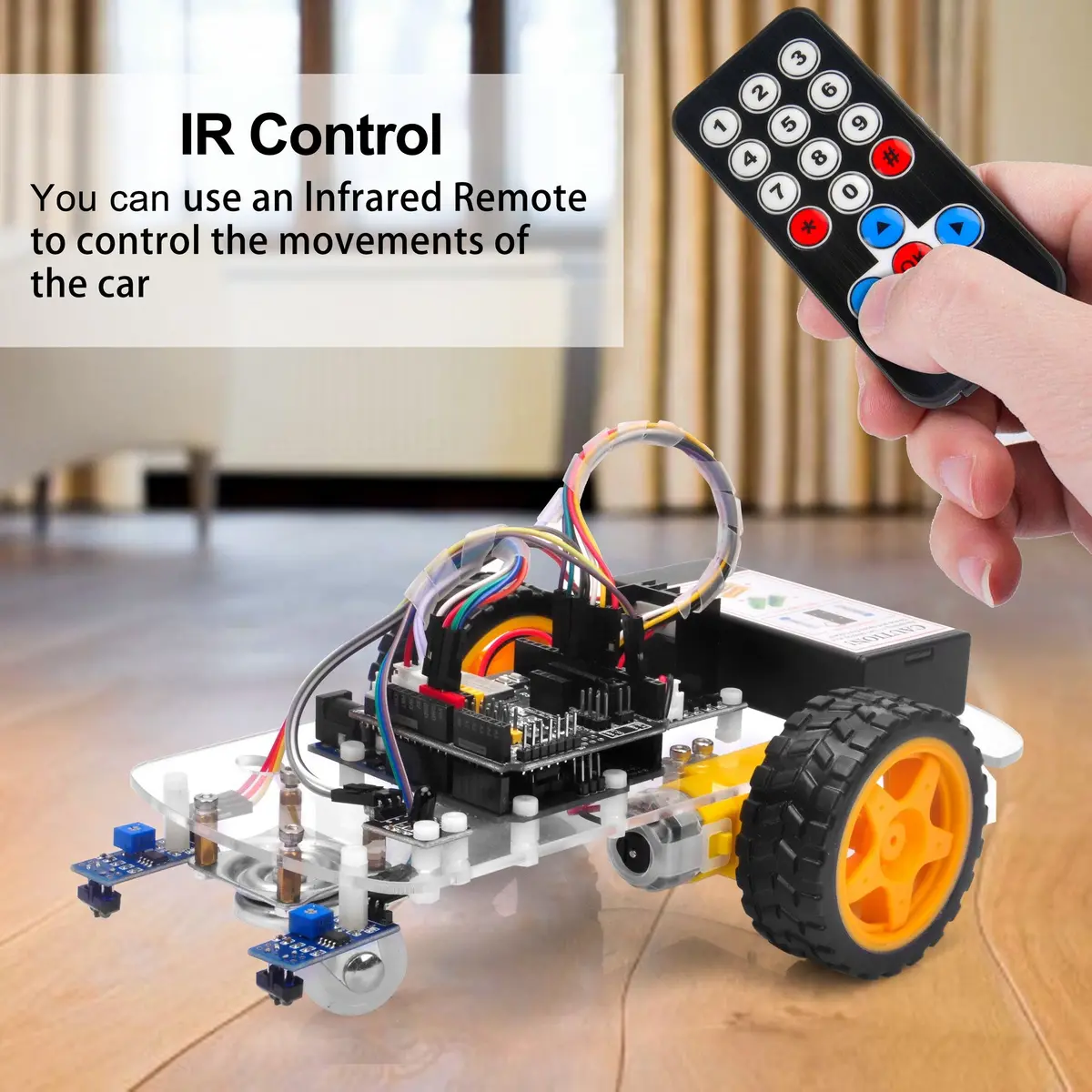 【日本発送】【初心者から上級者まで】Osoyoo 2Wd ロボットカー スターターキット For Arduino (Stem教育 / 電子工作 / プログラミング学習) 2