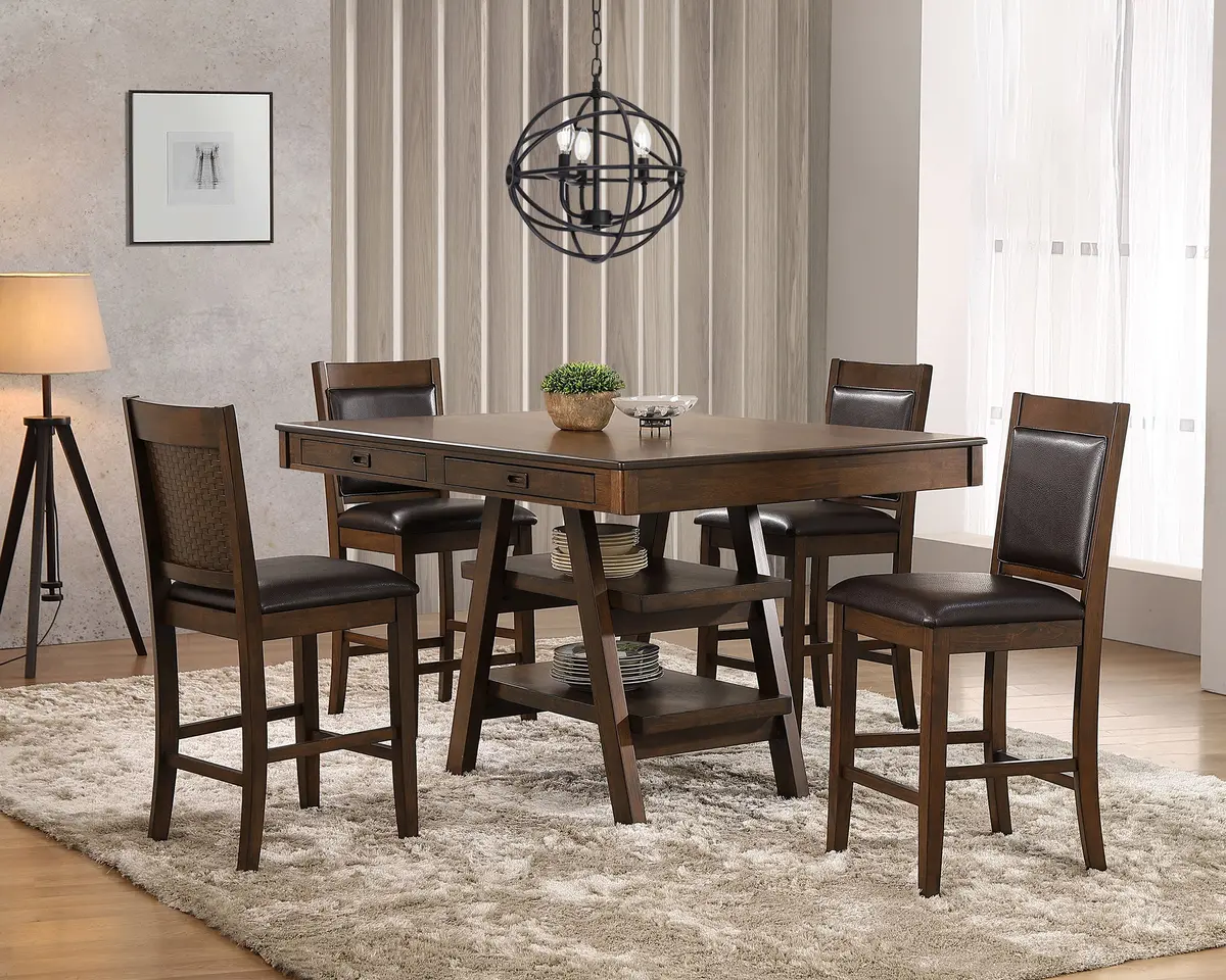 Dewey Counter Height Dining Set 1