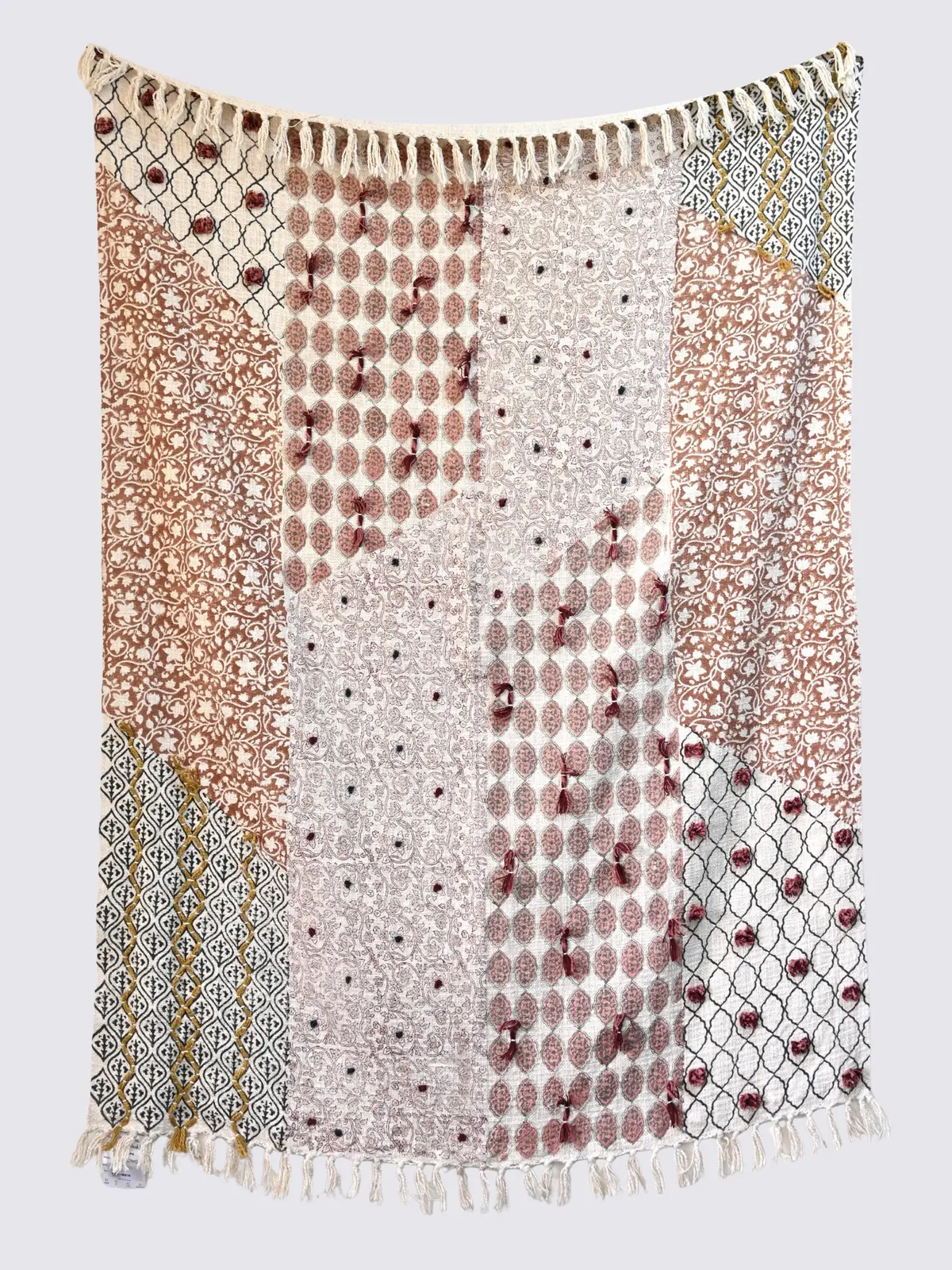 Eiris - Block Printed Throw 1