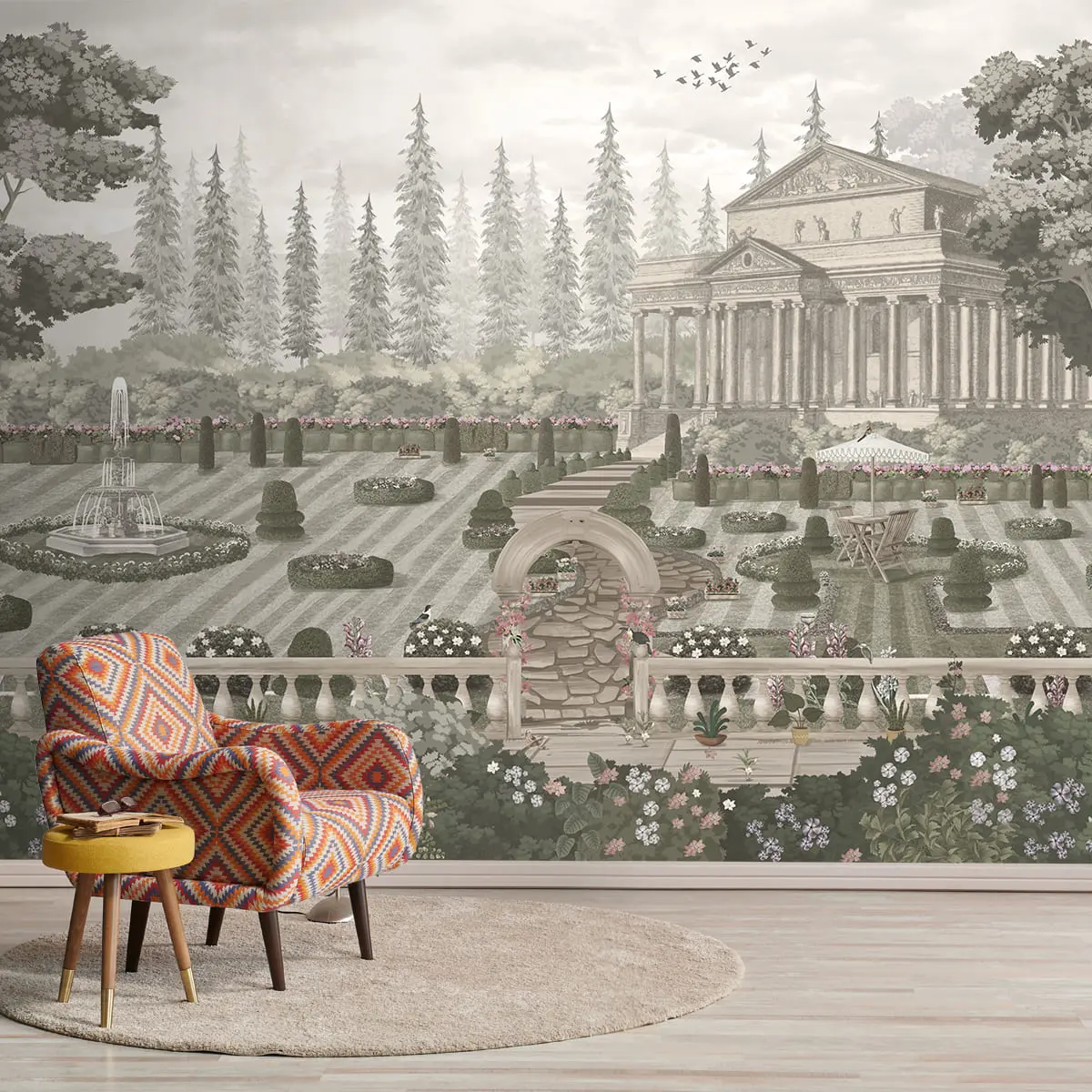 Garden Escape Customised Wallpaper 1