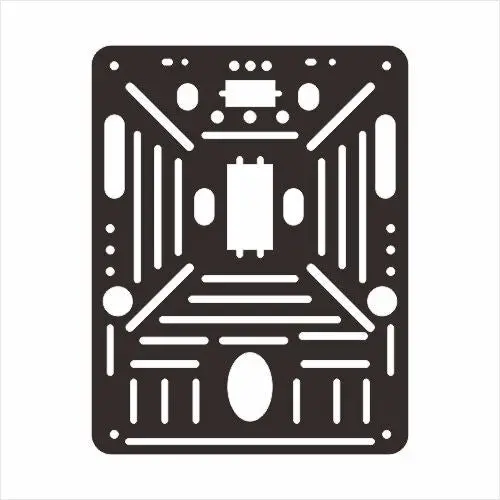 Metal Car Chassis For Osoyoo Flexirover Robot Kit (Model #2024005700) 1