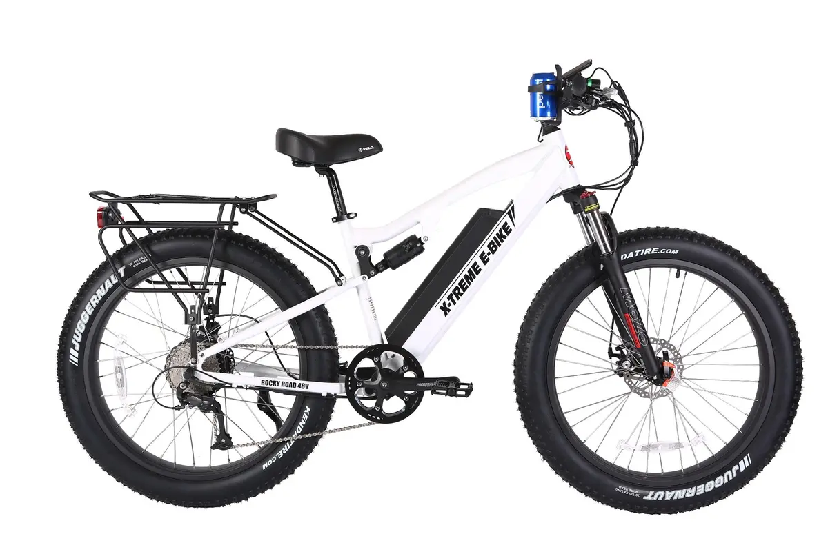 X-Treme 500W 48V Rocky Road Fat Tire Mountain Electric Bike 2