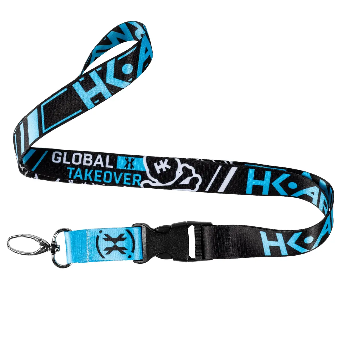 Lanyard - Skulls Blue 1