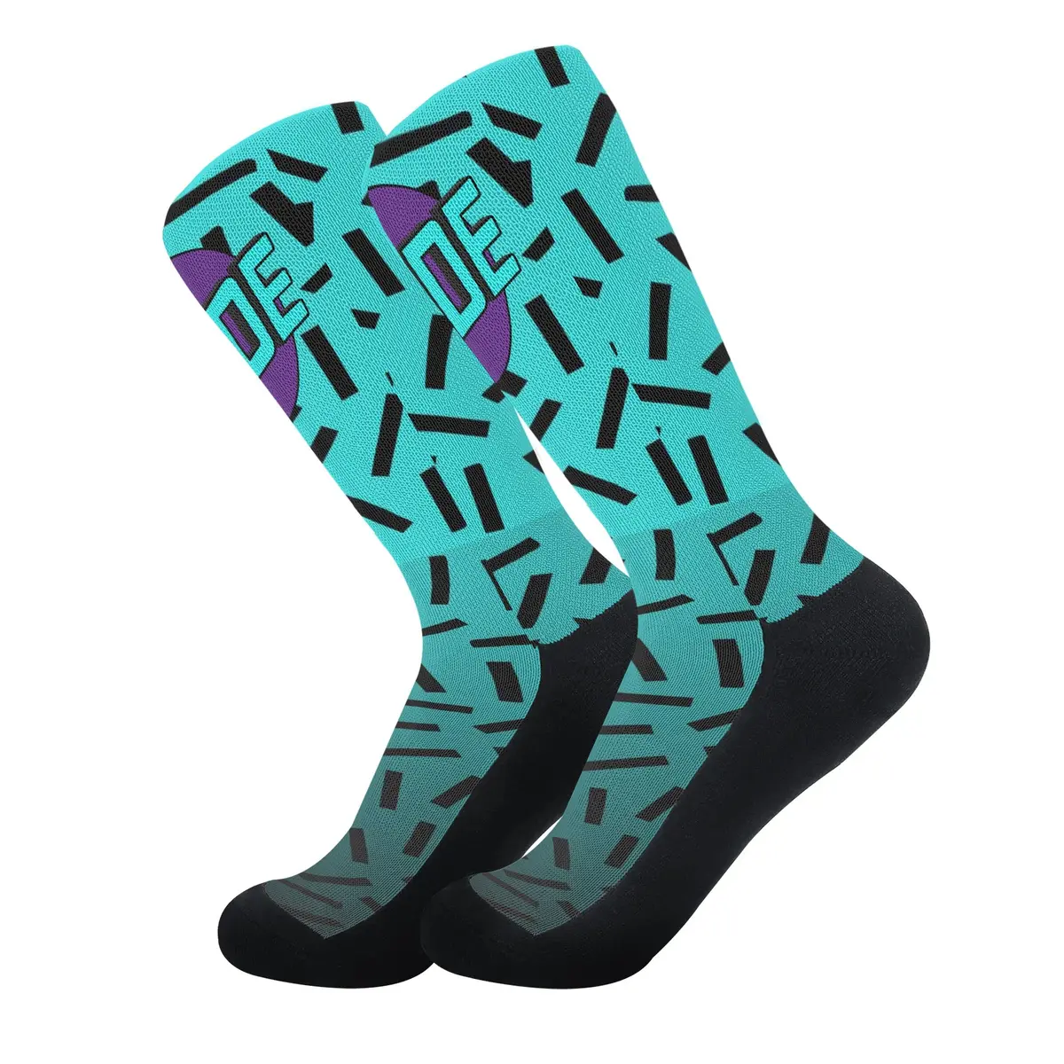 Rude Mint Chip Crew Socks 1