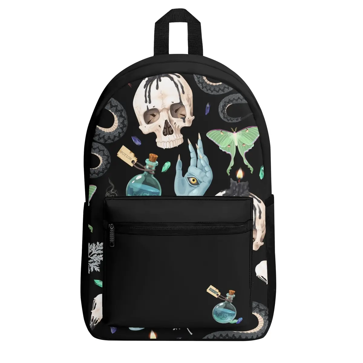 Big City Goth Chick Polyester Vintage Backpack 1