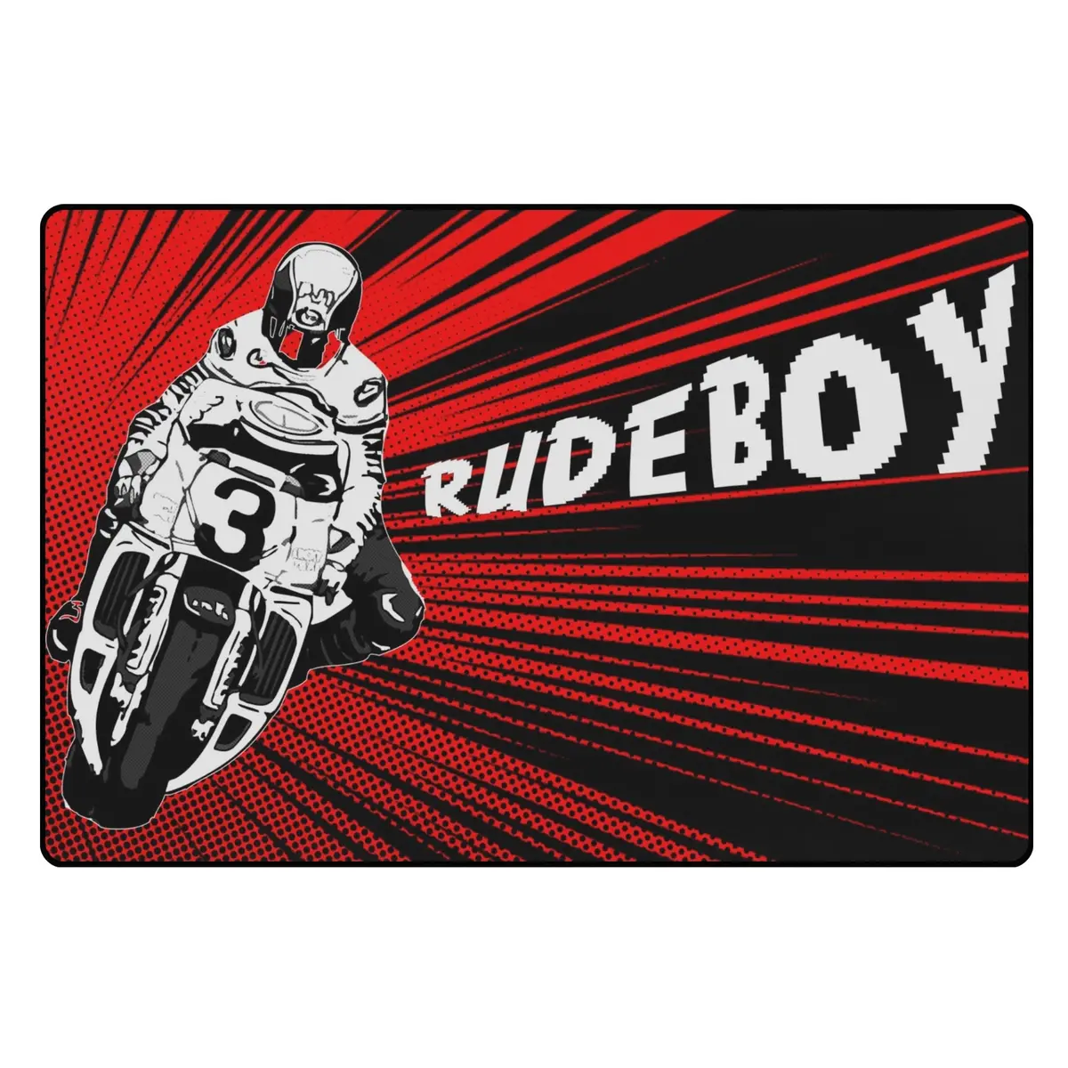 Yzr500 Manga Area Bedroom Rug 2