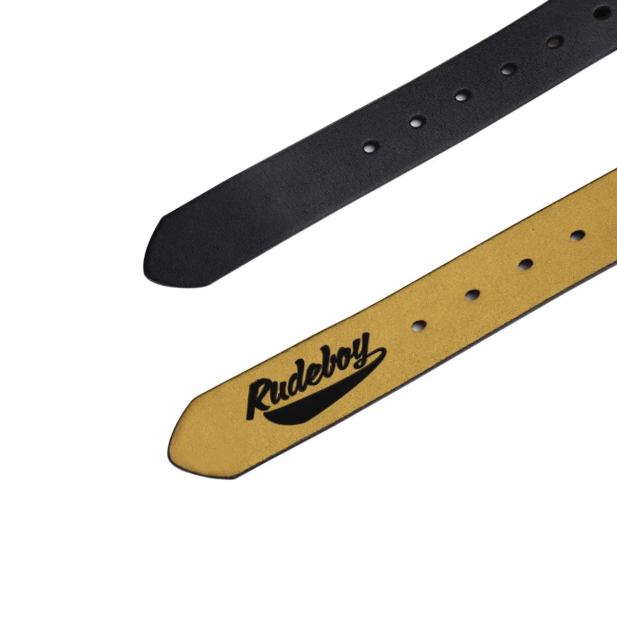 Geniune Leather Engraved Belt 2