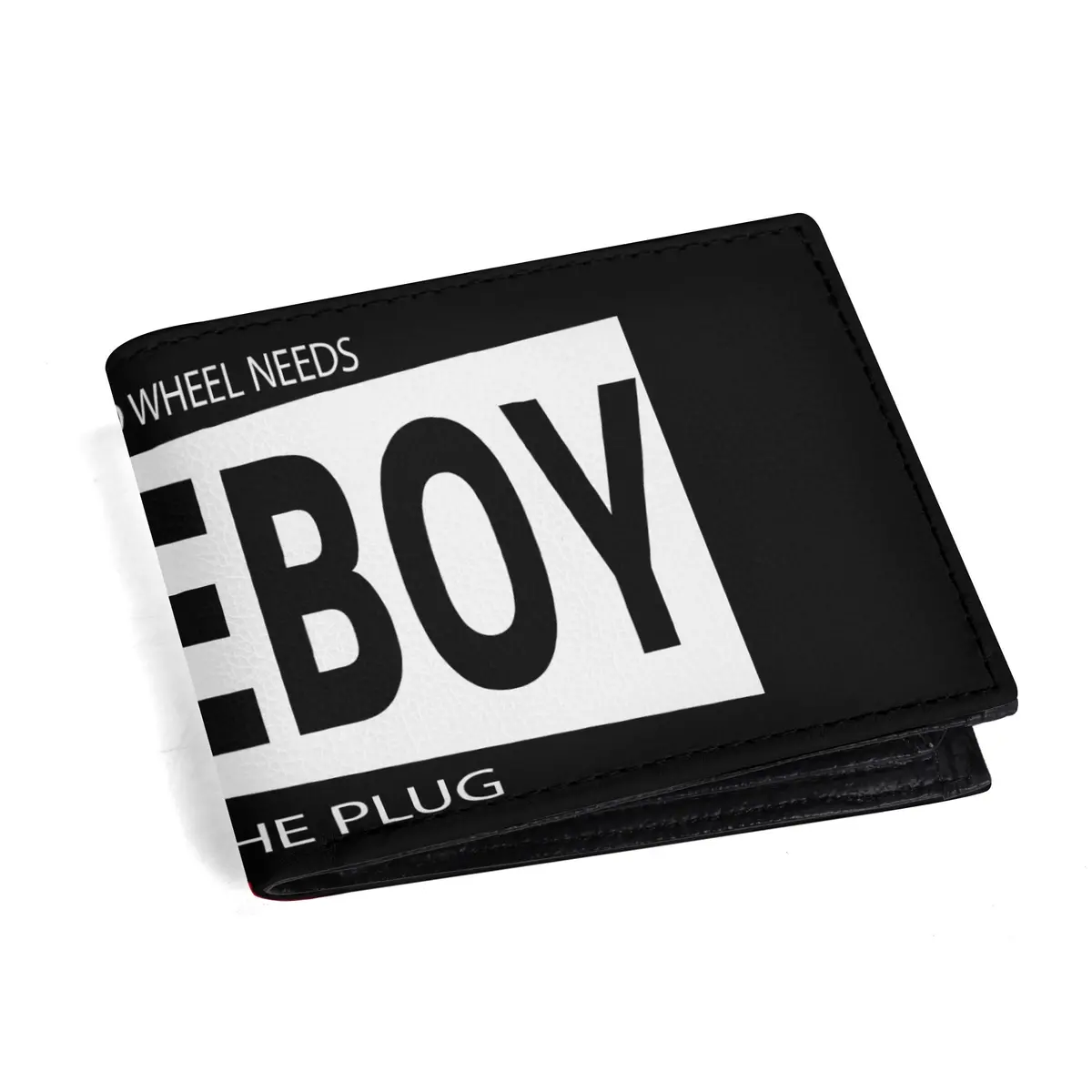 The Plug Leather Wallet Paper Folded Wallet 1
