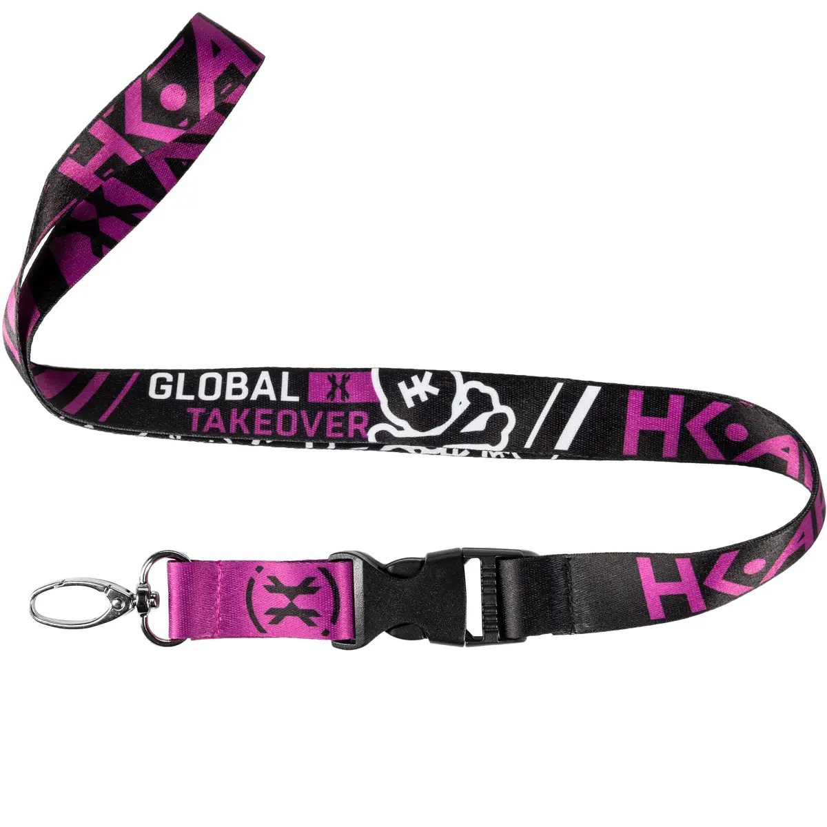 Lanyard - Skulls Purple 1