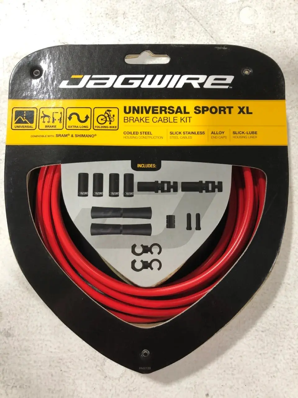 Jagwire Universal Sport Xl Brake Kit In Red 1