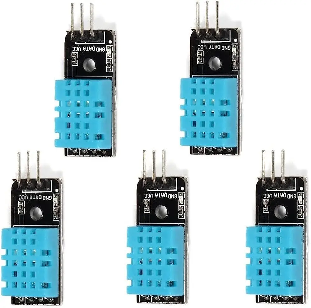 【大阪発送】Osoyoo Dht-11 デジタル 温度 湿度 センサー モジュール デジタルdht温湿度測定 アルドゥイーノやraspberry Pi 2 3電子工作用5個セット 1