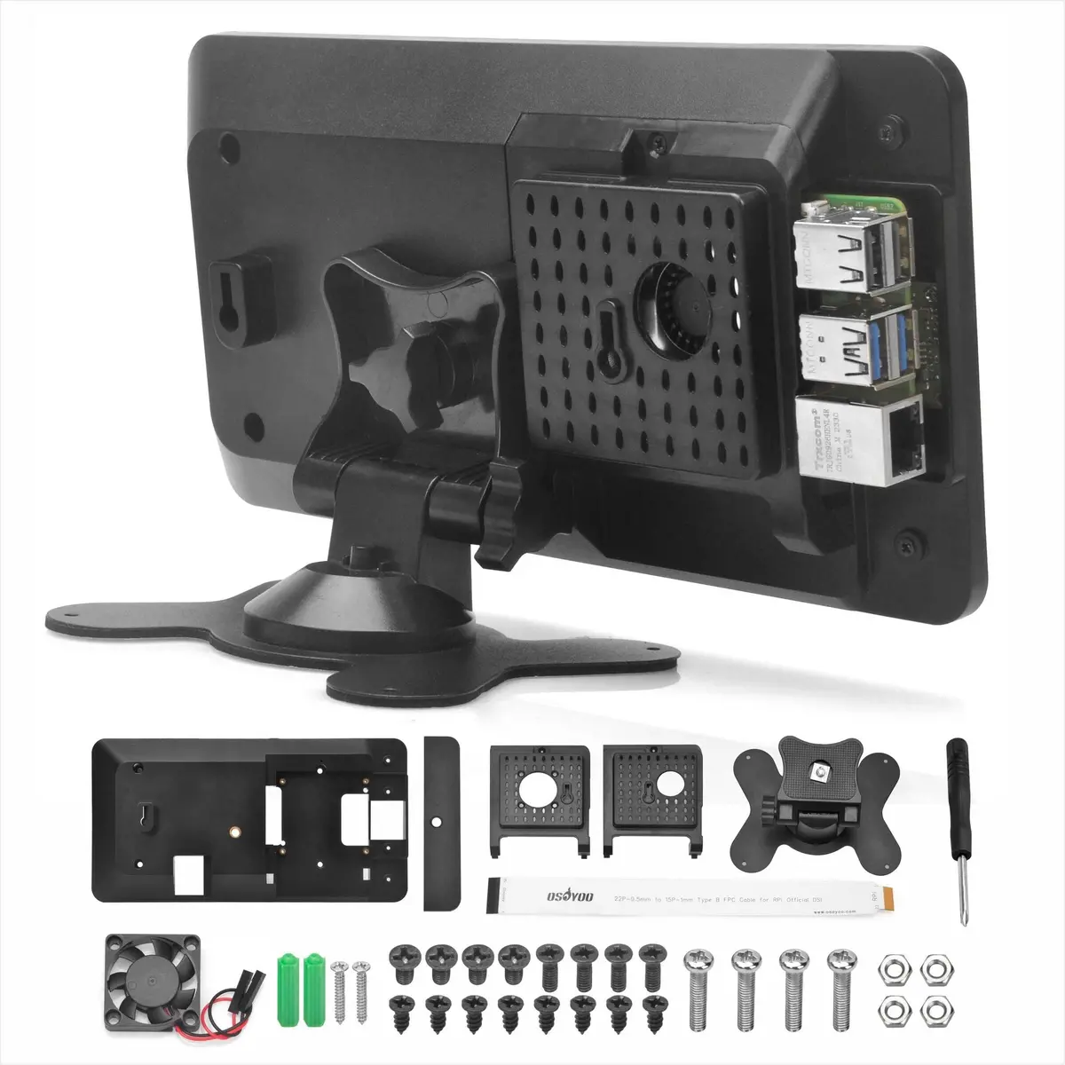 Pistudio Kit For Raspberry Pi Turn Pi Into 7" Workstation 1