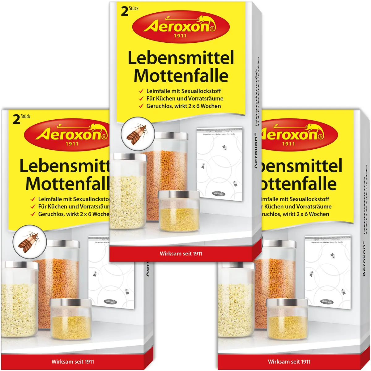 Aeroxon Lebensmittel Mottenfalle 1