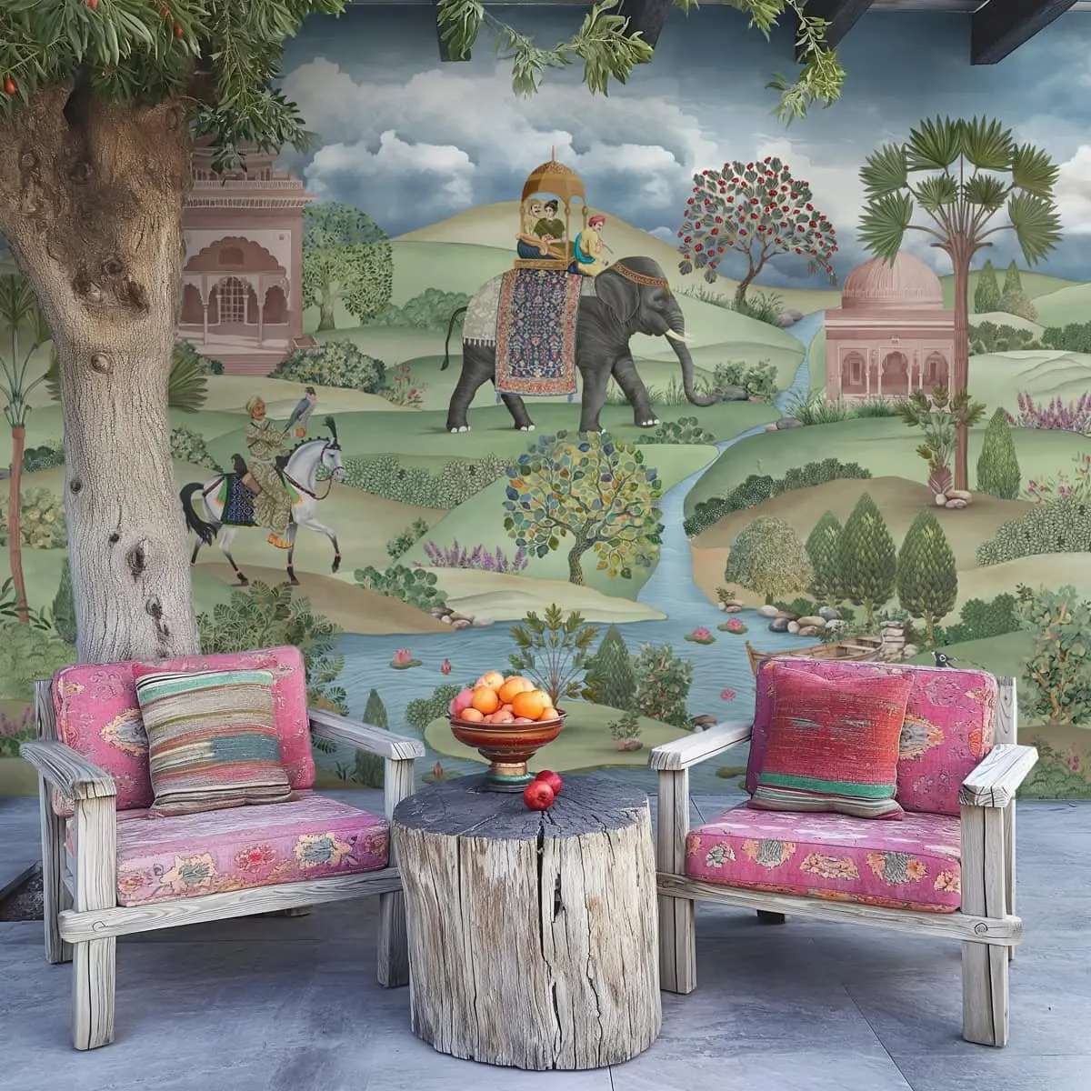 Shaan, Indian Scenic Design Customised Wallpaper For Rooms 1