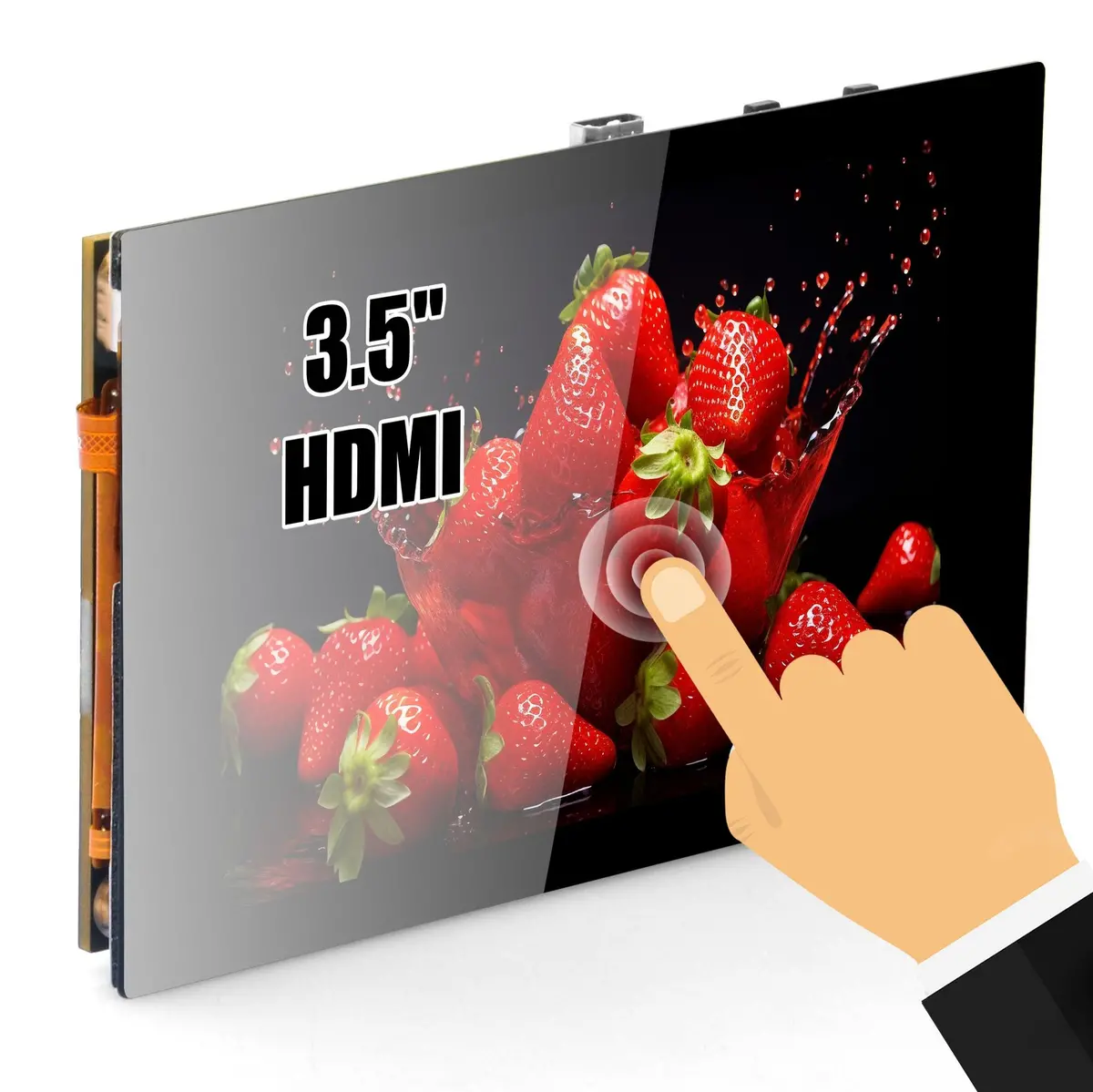 3.5" Hdmi Capacitive Touch Screen For Jetson Nano / Raspberry Pi 5, 4, 3B / Pc, Pulg And Play, Compatible With Windows 11 10 8 7, Raspberry Pi Os, Ubutun, Kali Osoyoo 1