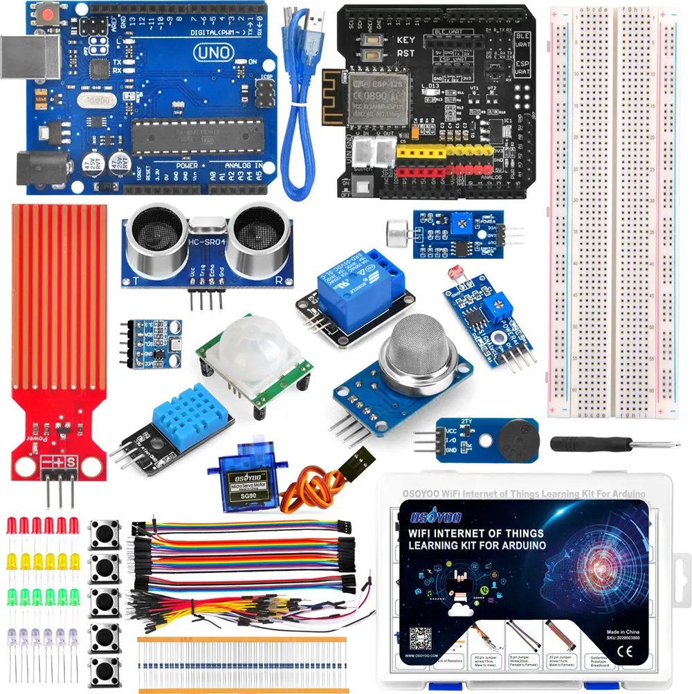 Osoyoo Wifi Internet Of Things Learning Kit For Arduino 1