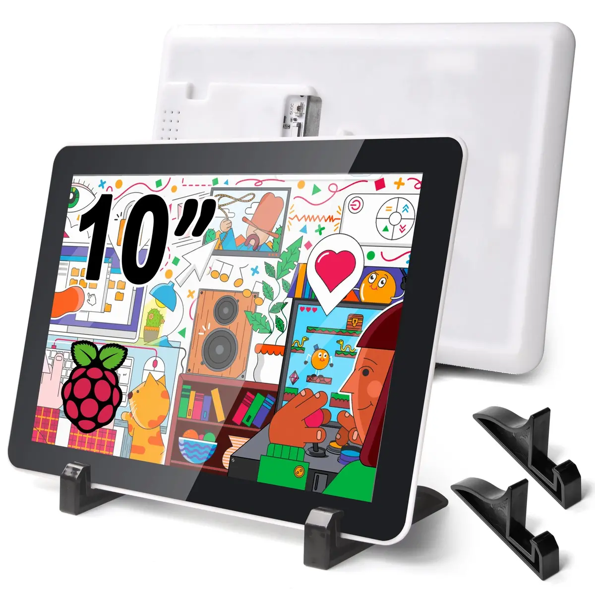 Osoyoo 10.1″ Mipi Dsi Touch Screen For Raspberry Pi 5/4/3/2 | Ips 800×1280 | Driver Required | Industrial Embedded Monito 1
