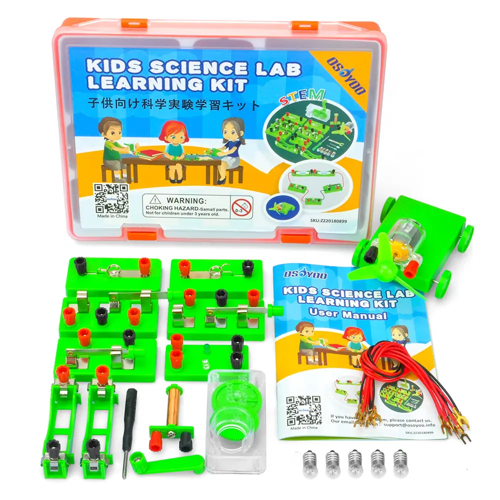 Osoyoo Science Electricity And Magnetism Experiment Set For Students In Grades 3-9 1