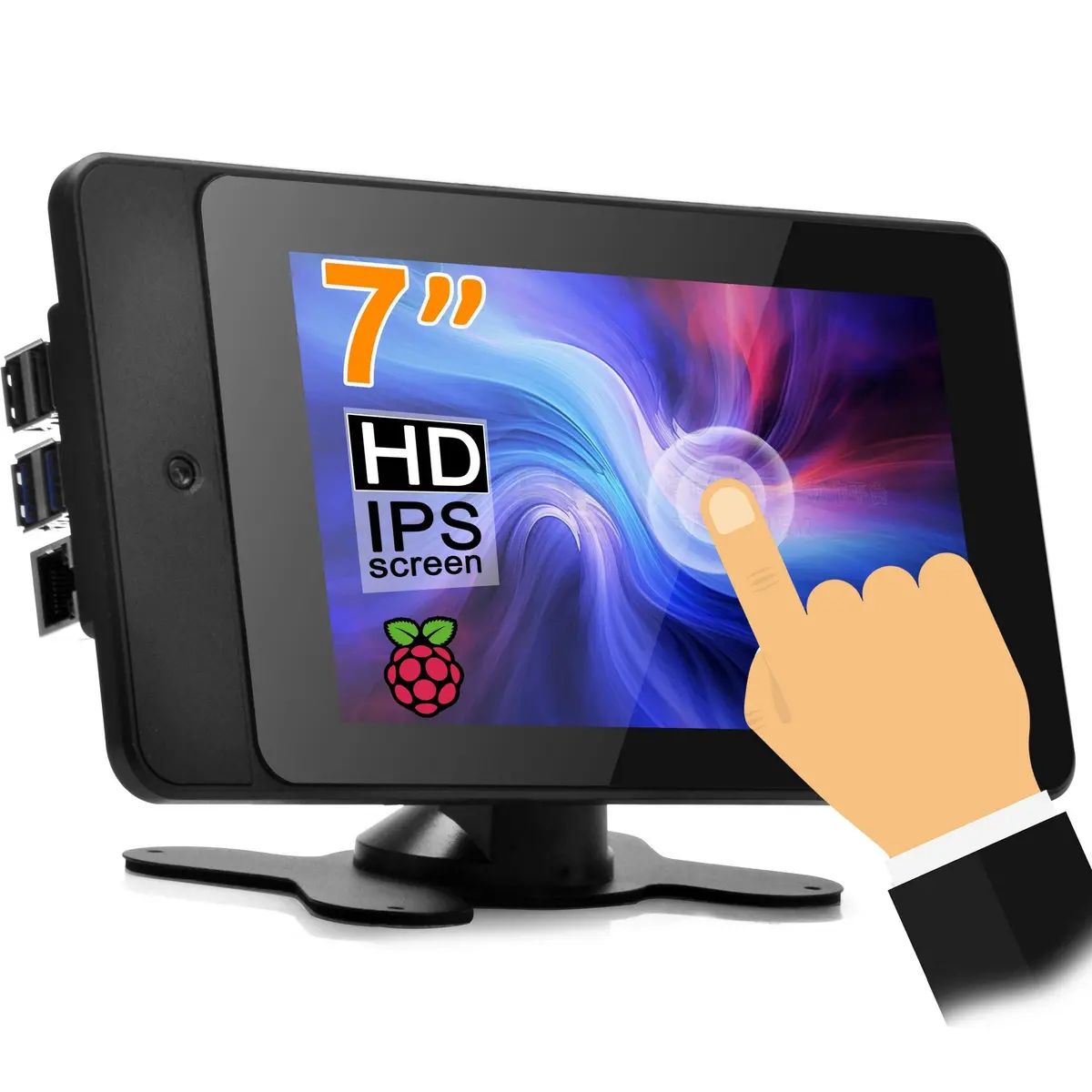Boîtier Osoyoo Pistudio Avec Écran Tactile Ips Lcd 7" Dsi Pnp V4 – Aucun Pilote Nécessaire ! 1