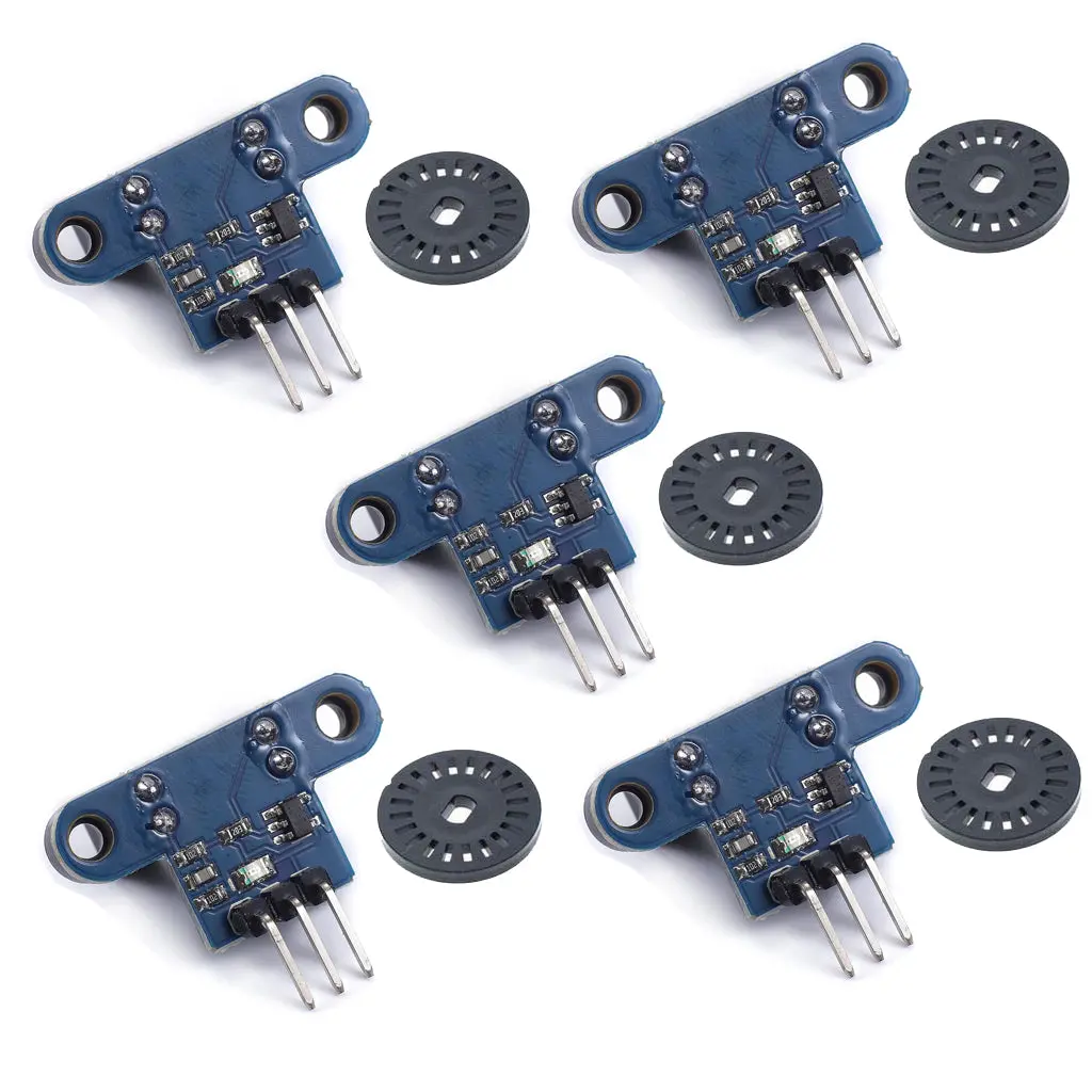 Optical Interrupter Motor Speed Detection Sensor + Encoder For Arduino Robot 5Pcs/Set Osoyoo 1