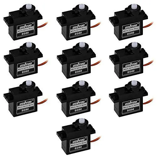 Osoyoo 10Pcs Micro Servo Motor For Rc Dancing Robot Spider Helicopter Airplane Car Boat Controls Toy 9G 1
