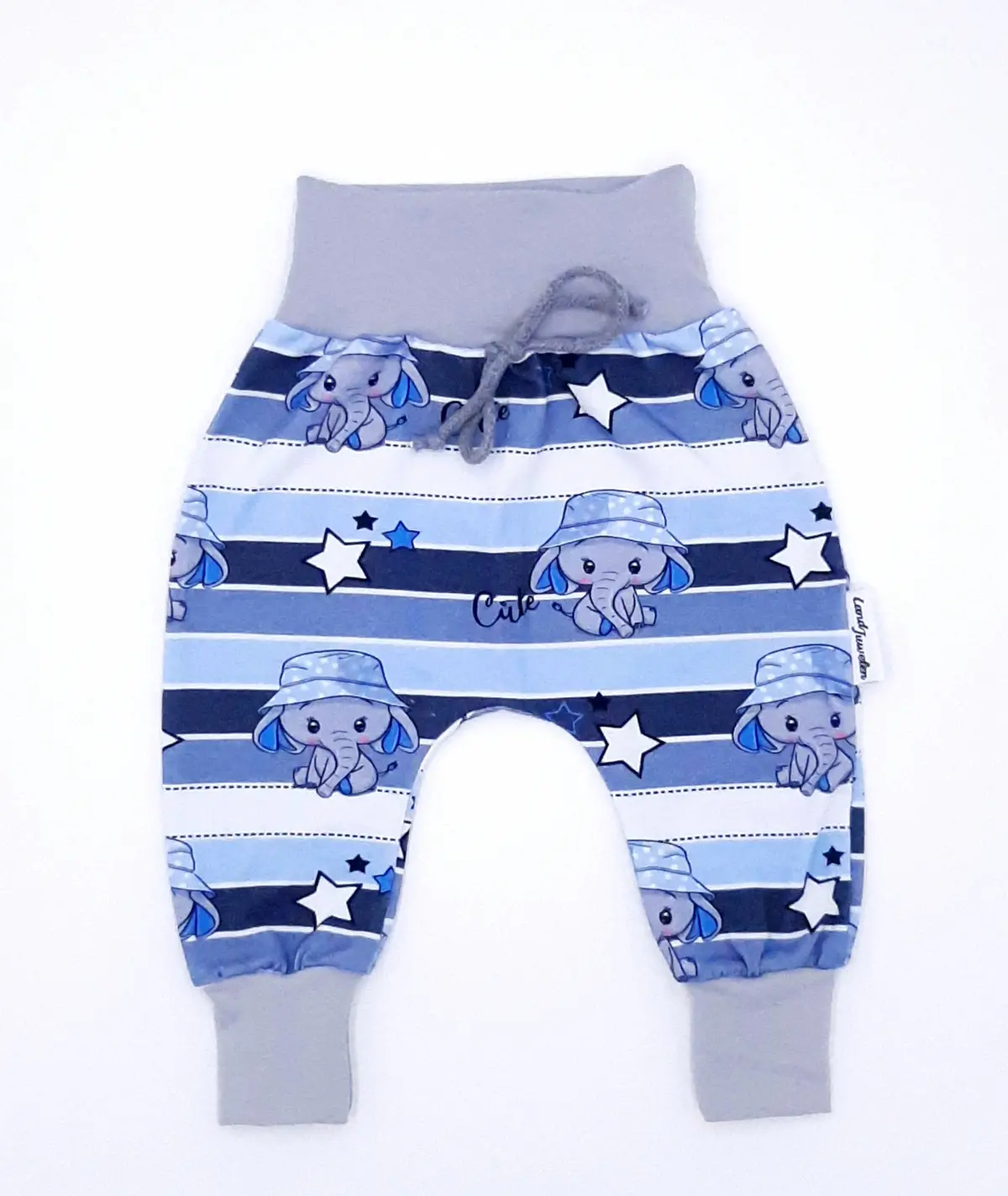 Elefant Blau Grau Pumphose 1