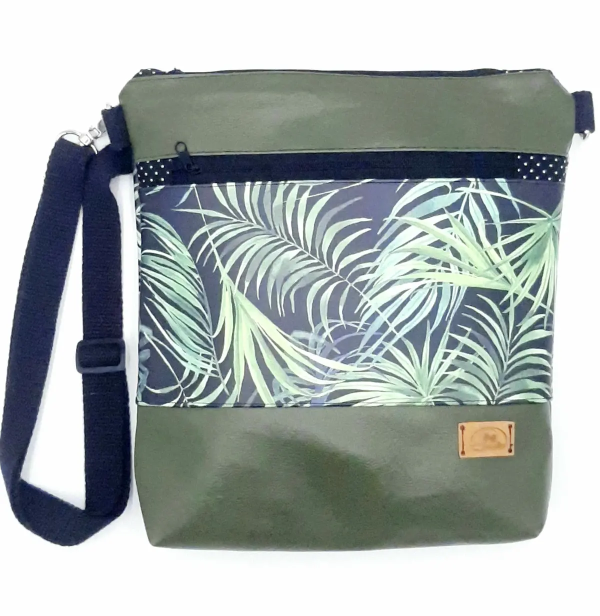 Schultertasche Farn Grün 1