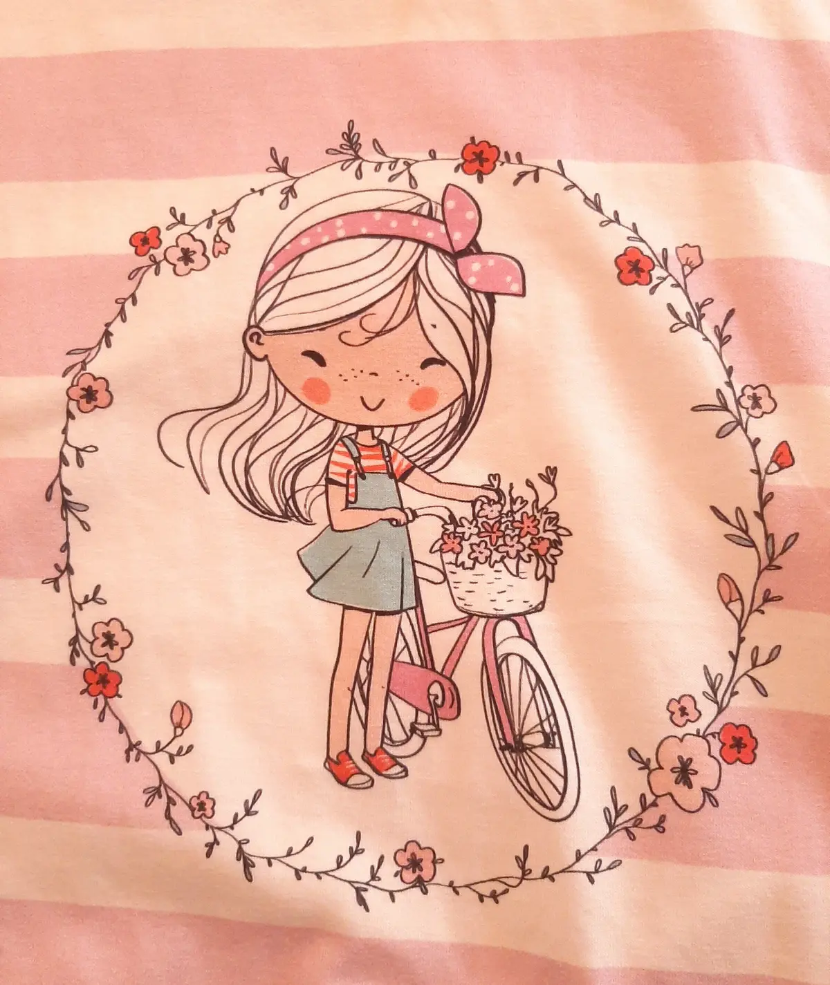 Mädchen Mit Fahrrad Ballonkleid Kurzarm Mit Kapuze 3