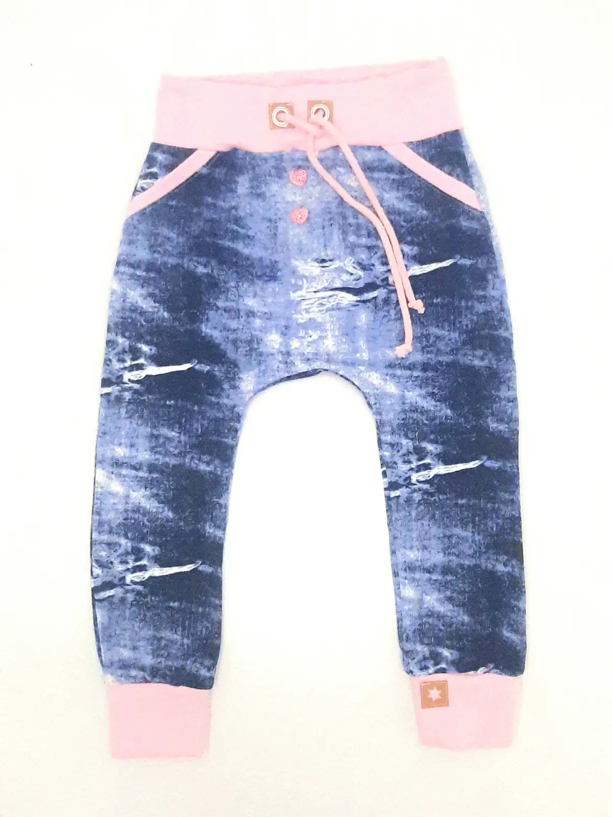 Jeanslook Rosa Schmale Hose 1