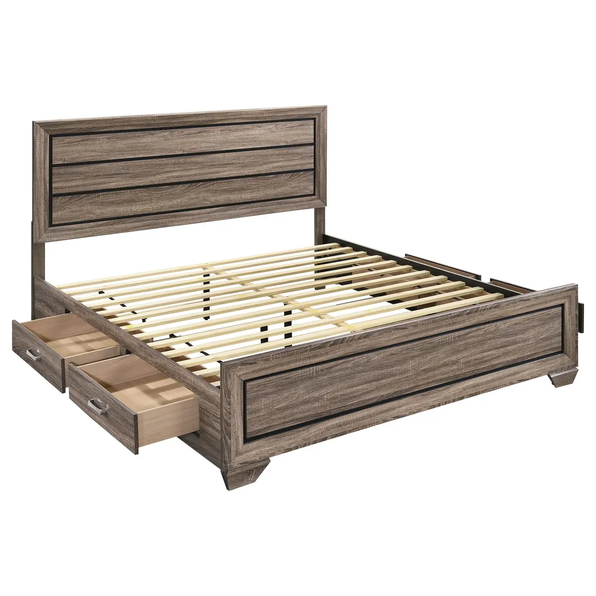 Kauffman Panel Platform Storage Bed 2