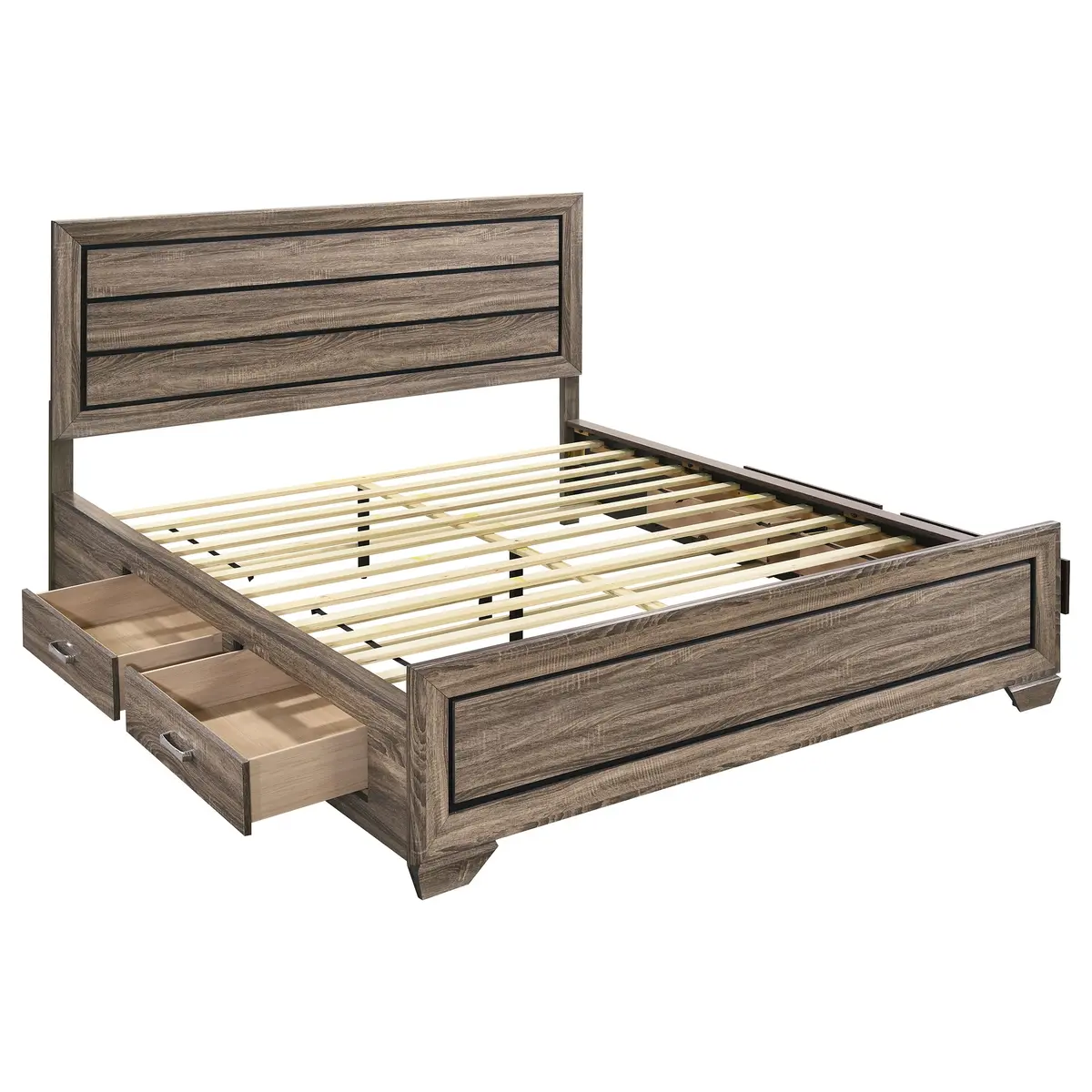 Kauffman Panel Platform Storage Bed 1