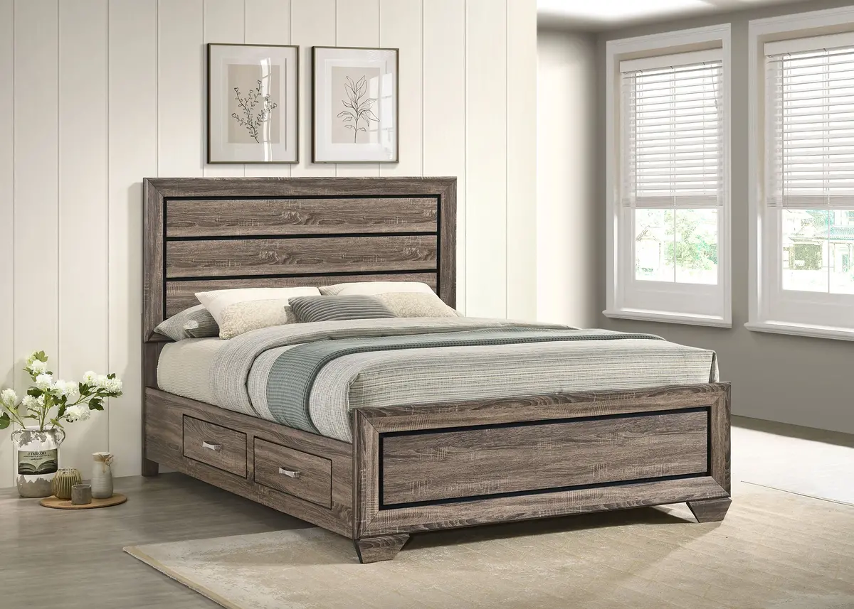 Kauffman Panel Platform Storage Bed 2