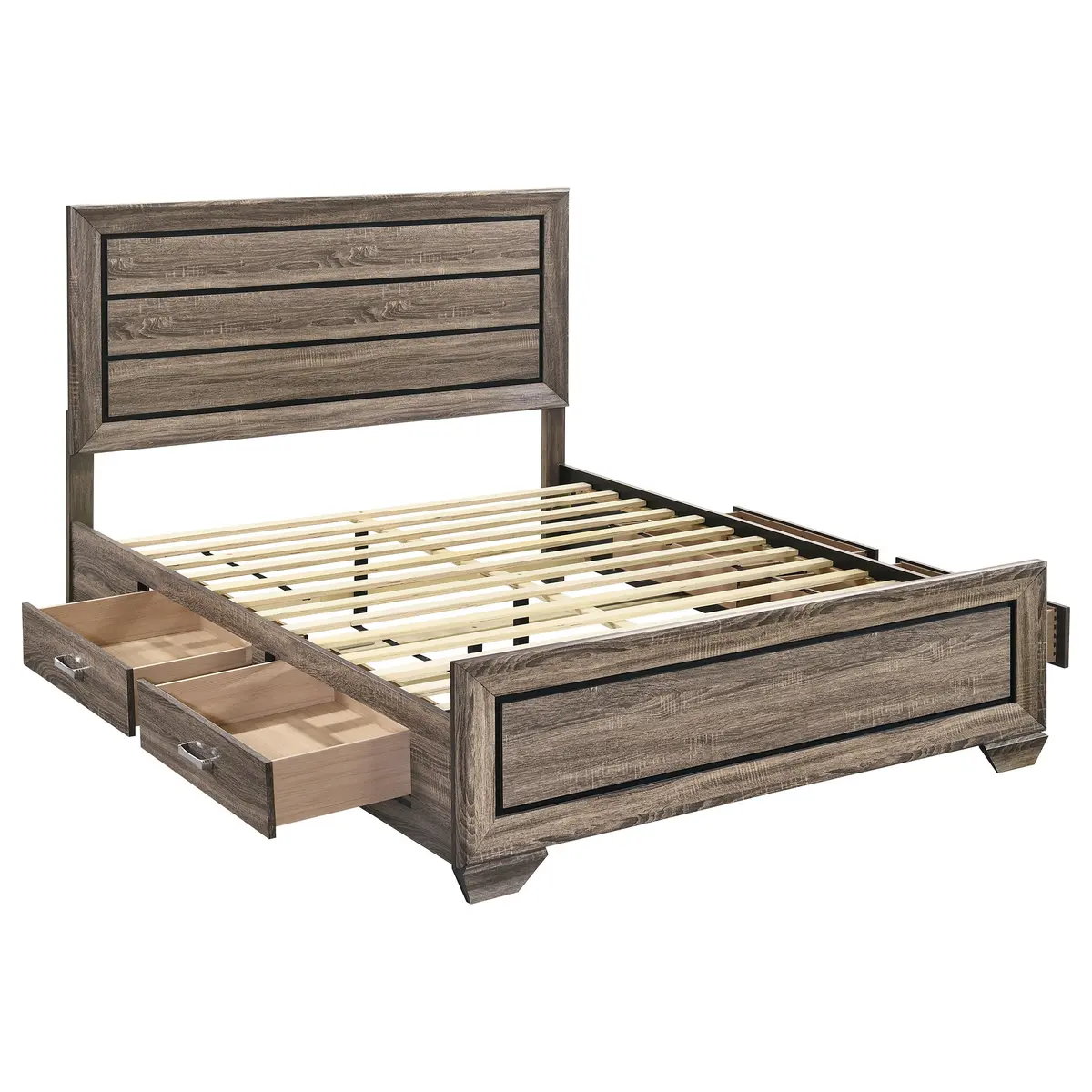 Kauffman Panel Platform Storage Bed 3