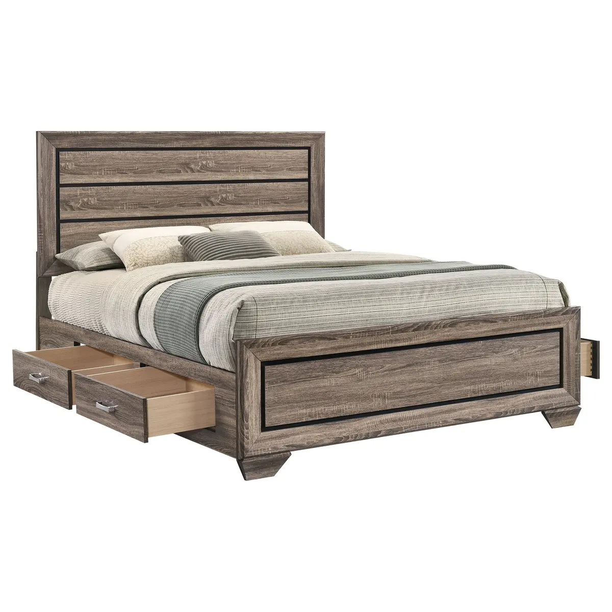Kauffman Panel Platform Storage Bed 6
