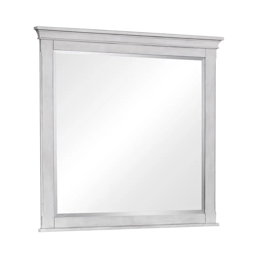 Franco Rectangular Dresser Mirror Antique White 1