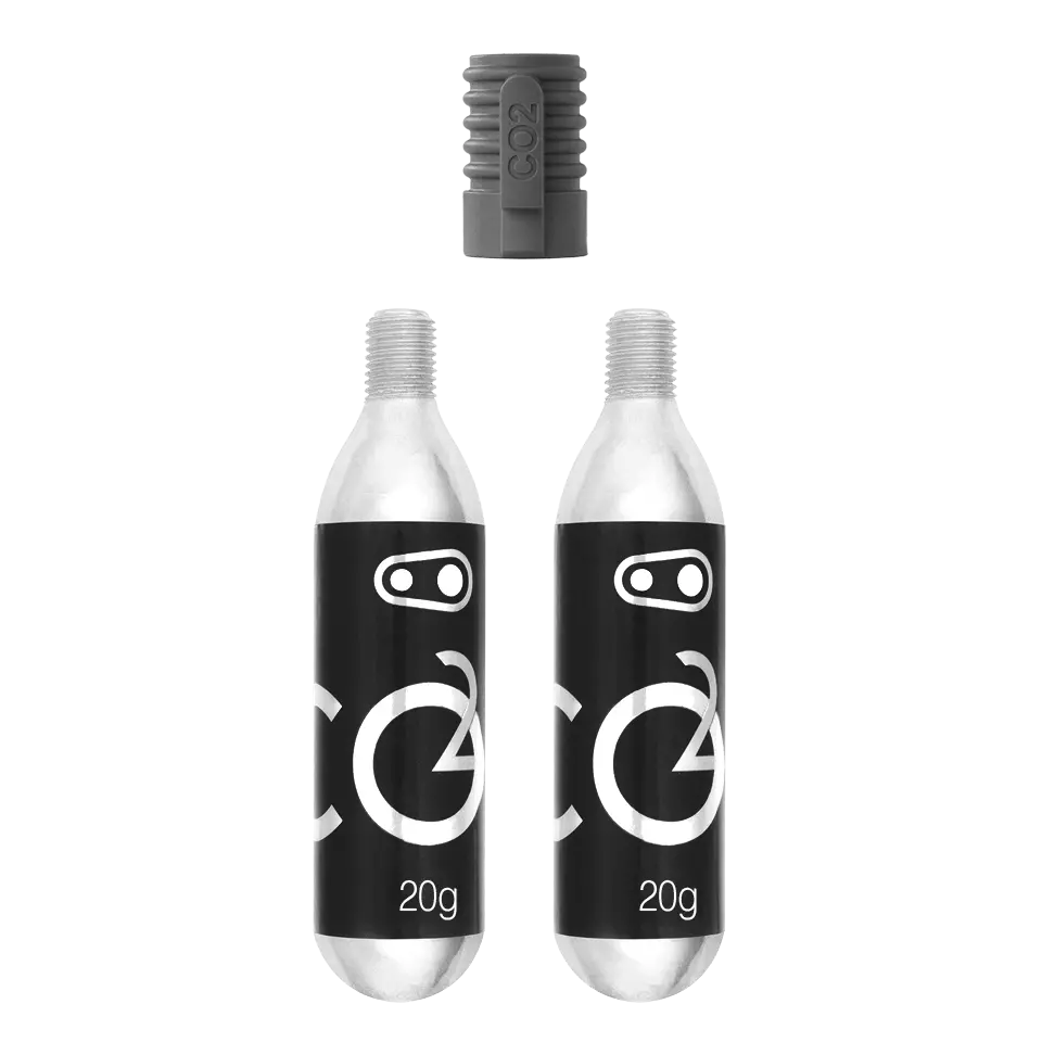 Co2 20G Cartridges (2 Units) W/ Inflator 1