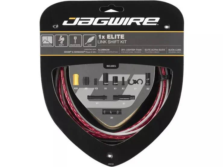 Jagwire Elite Link Shift Kit - Red 1