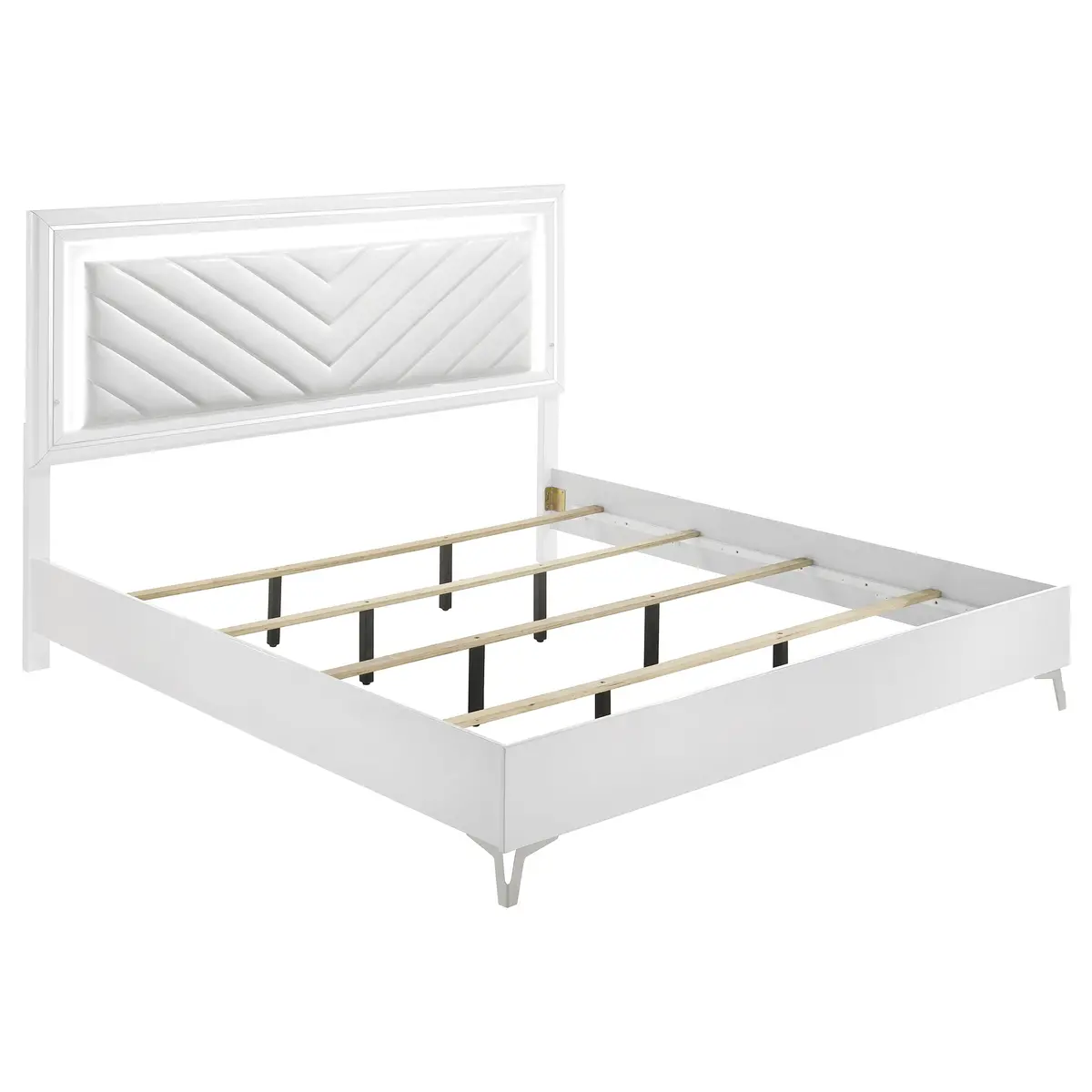 Cassia Panel Bed With Led Lighting 2