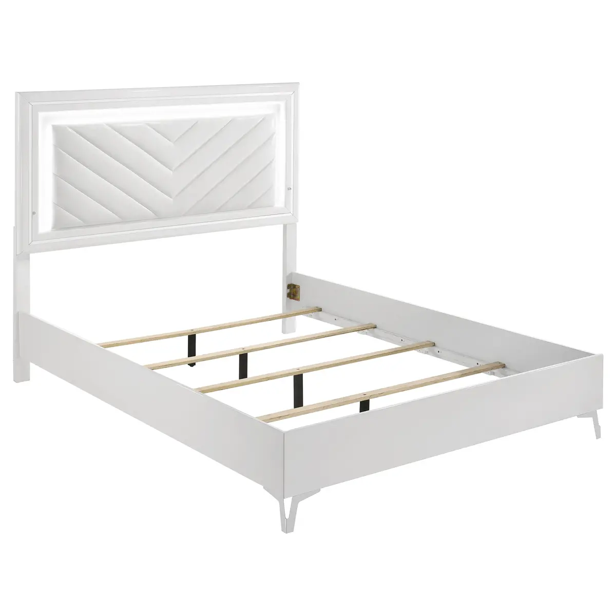 Cassia Panel Bed With Led Lighting 1