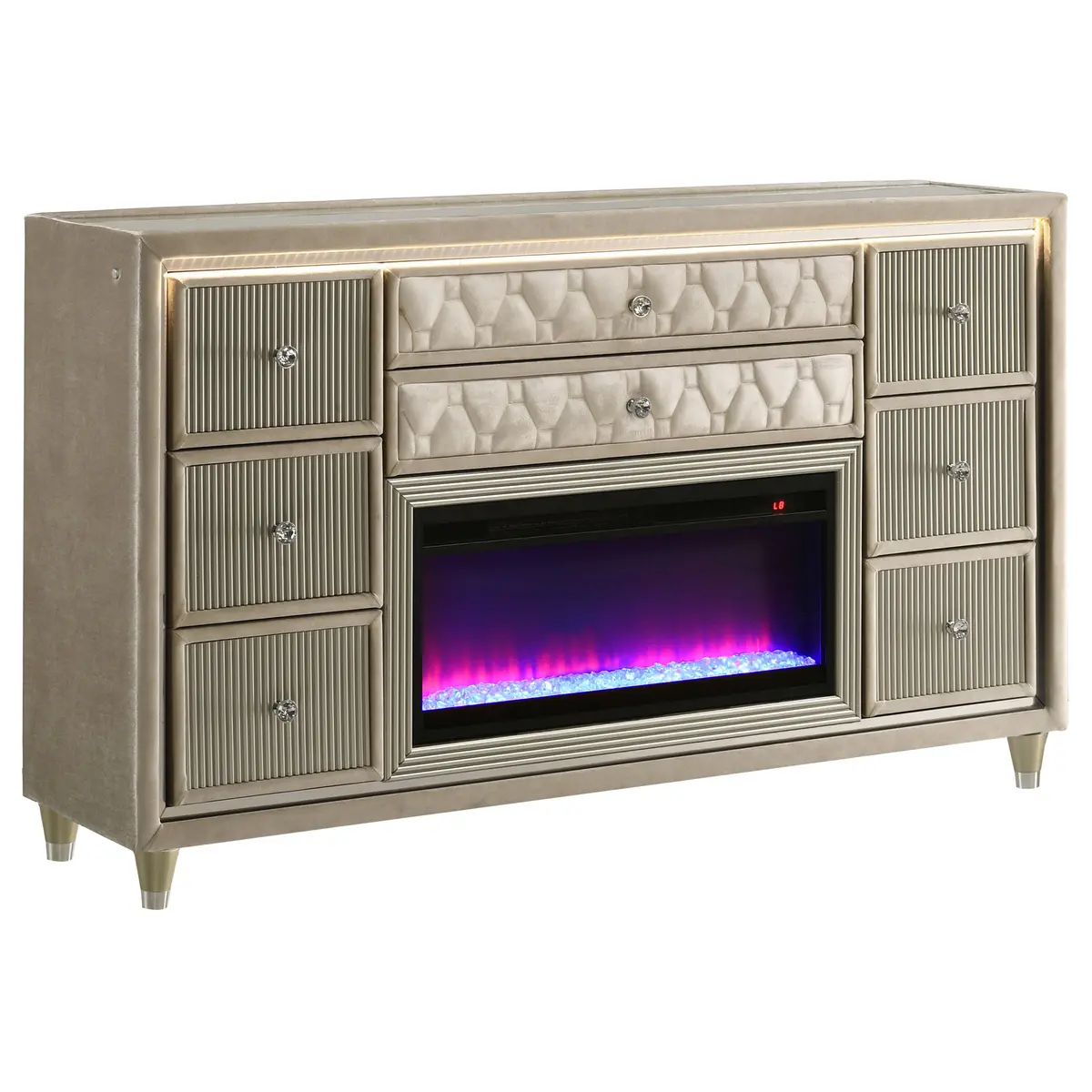 Lorient Led Dresser With Flame Visualizer 1