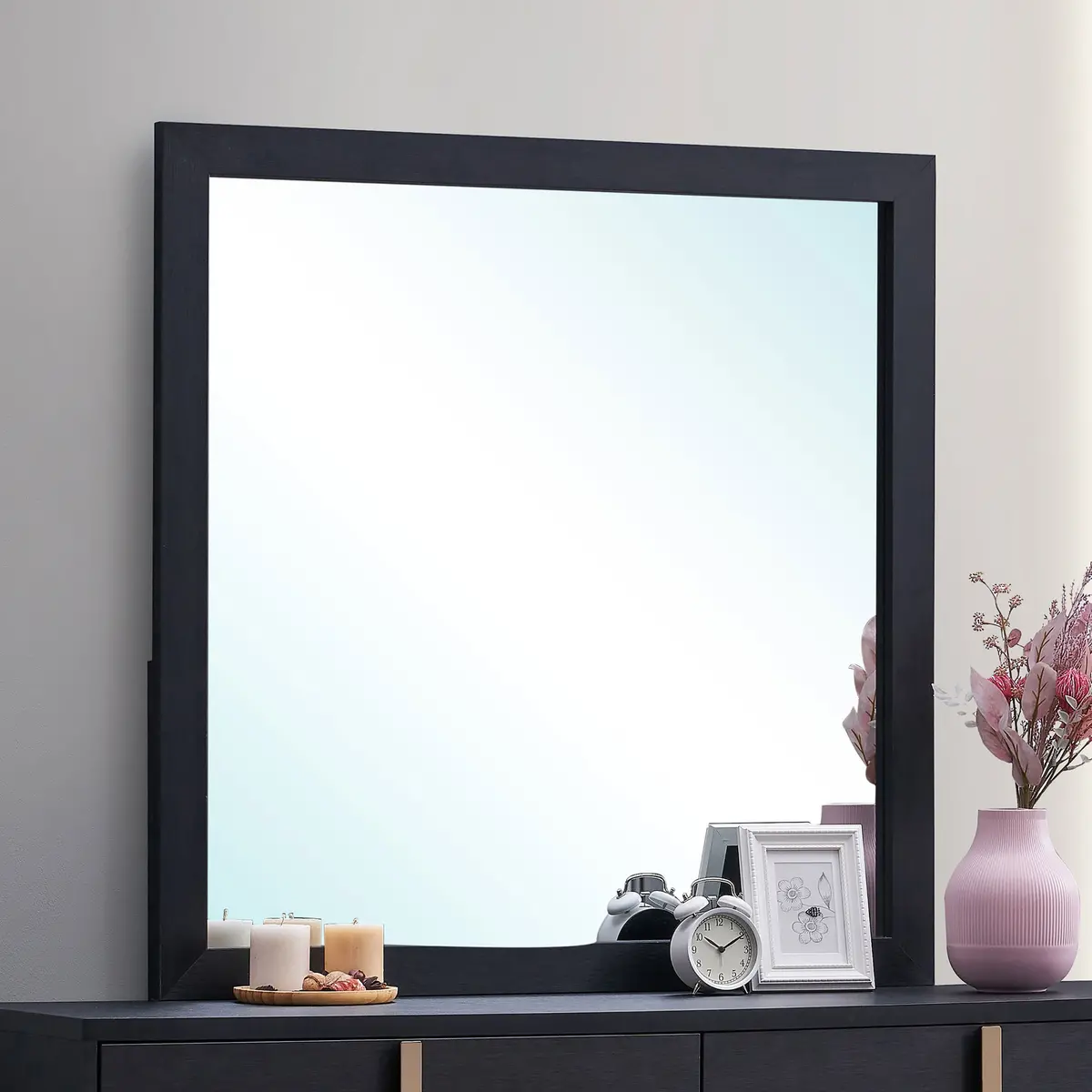 Marceline Dresser Mirror Black 1